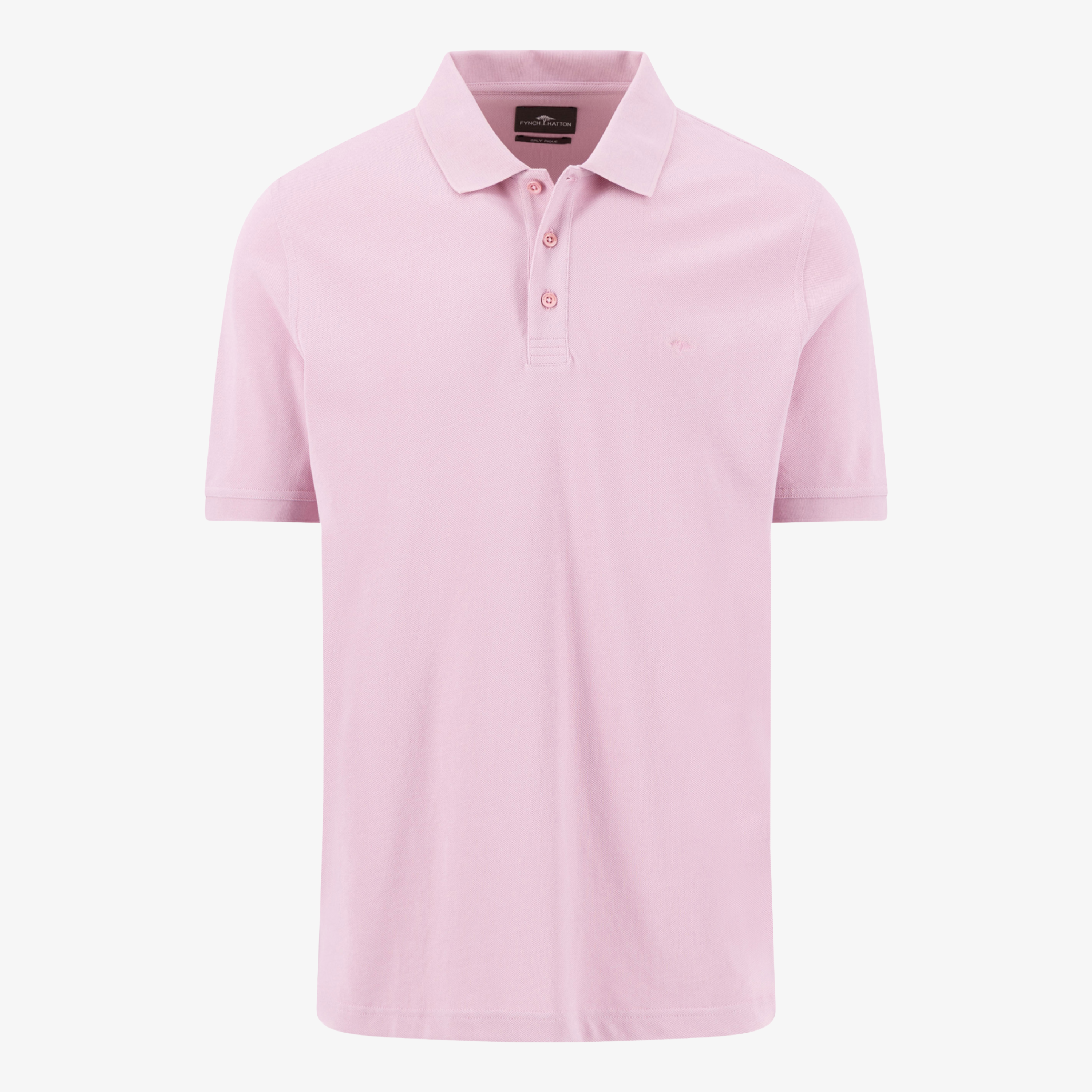 Fynch-Hatton 2 Ply Pique Polo - Magnolia