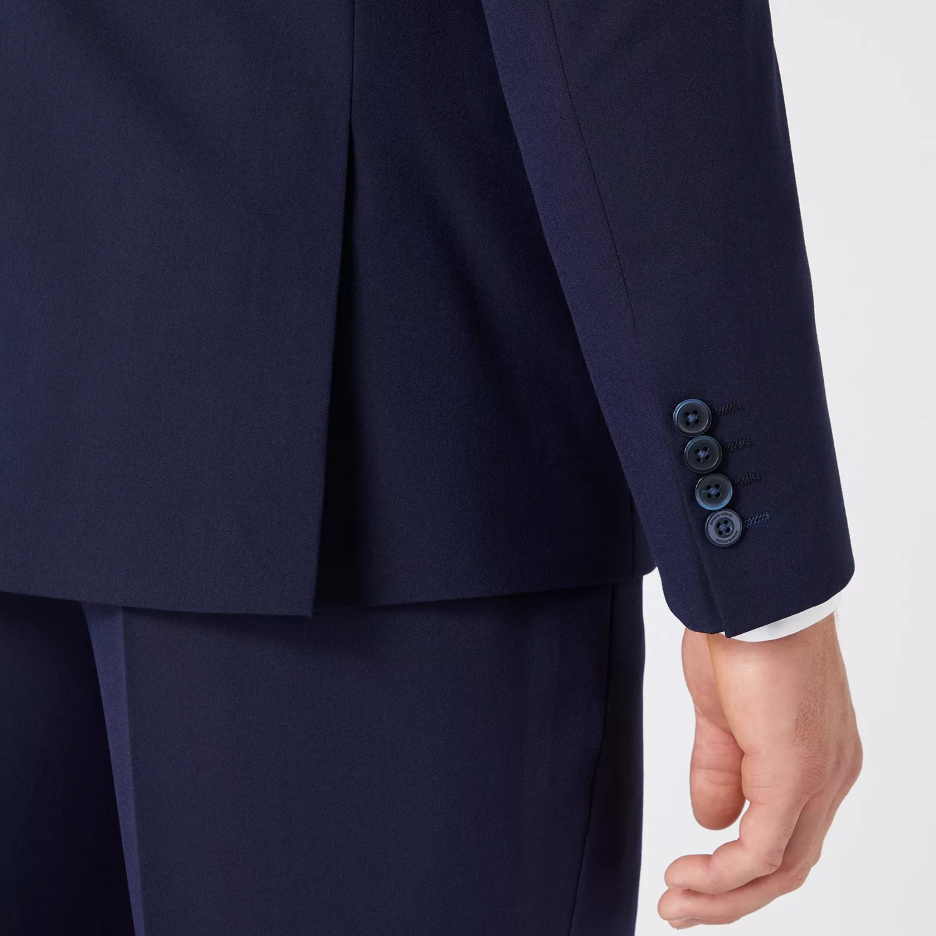 Remus Regular Fit Stretch Palucci Suit Jacket - Navy