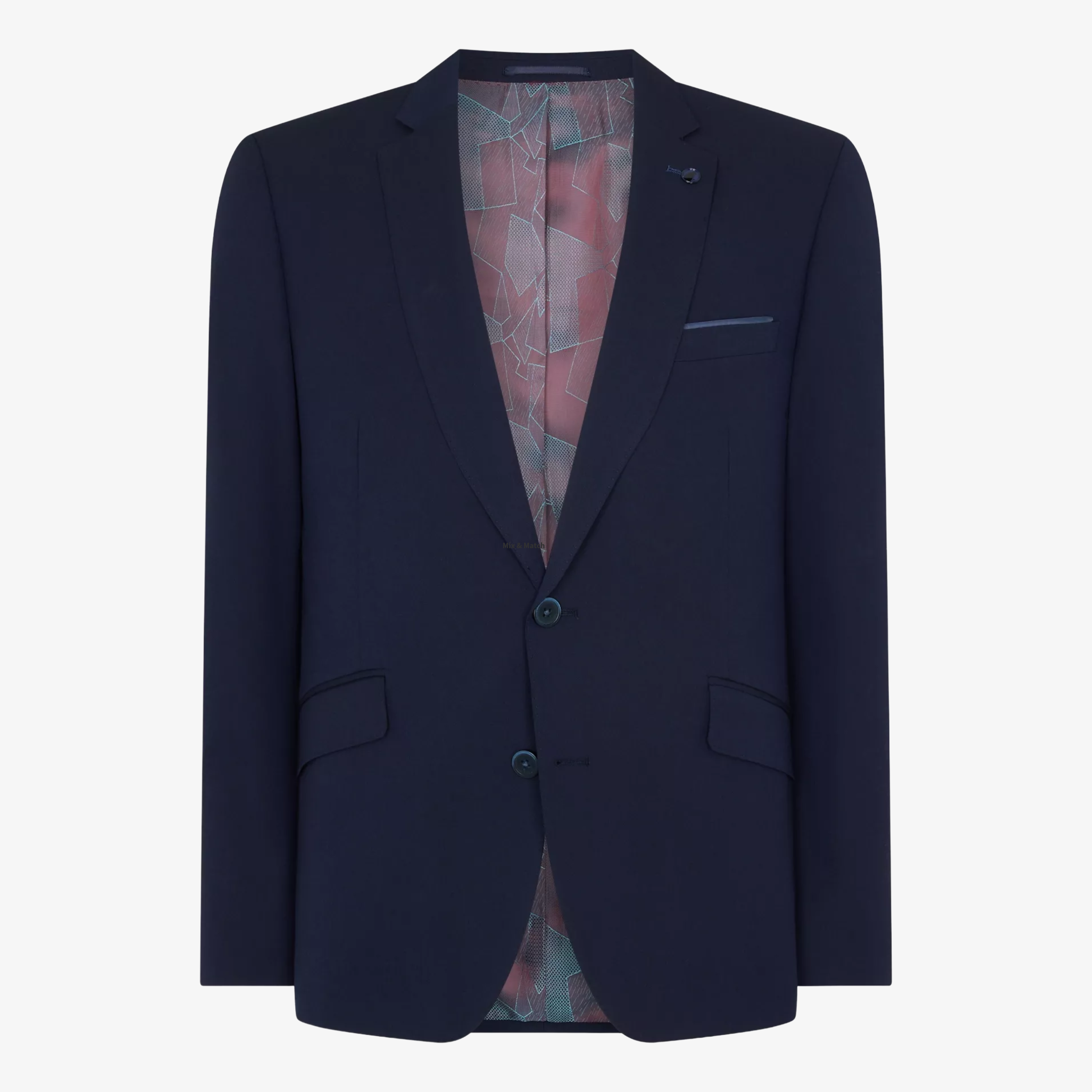 Remus Regular Fit Stretch Palucci Suit Jacket - Navy