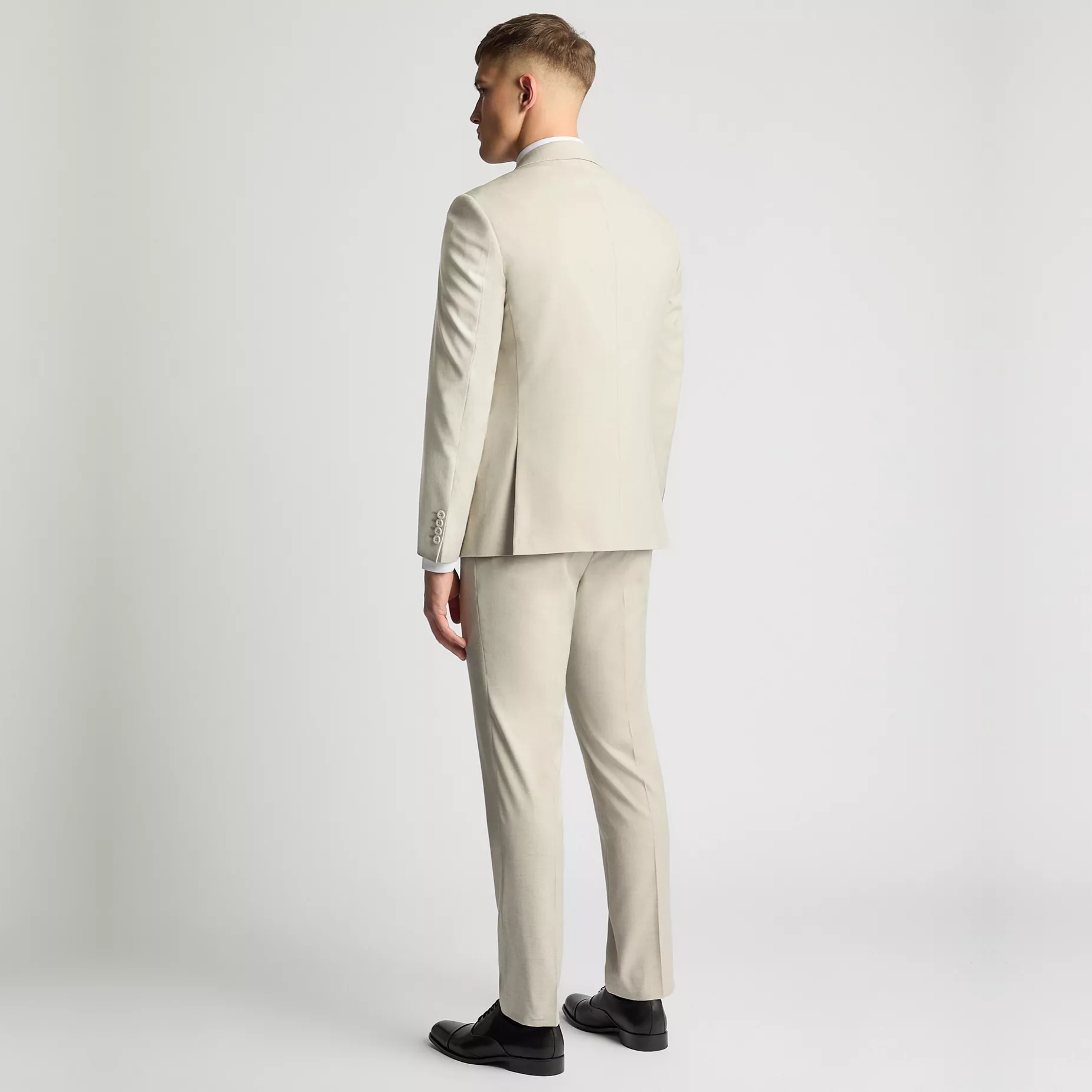 Remus Pablo Slim Fit Suit Jacket - Beige