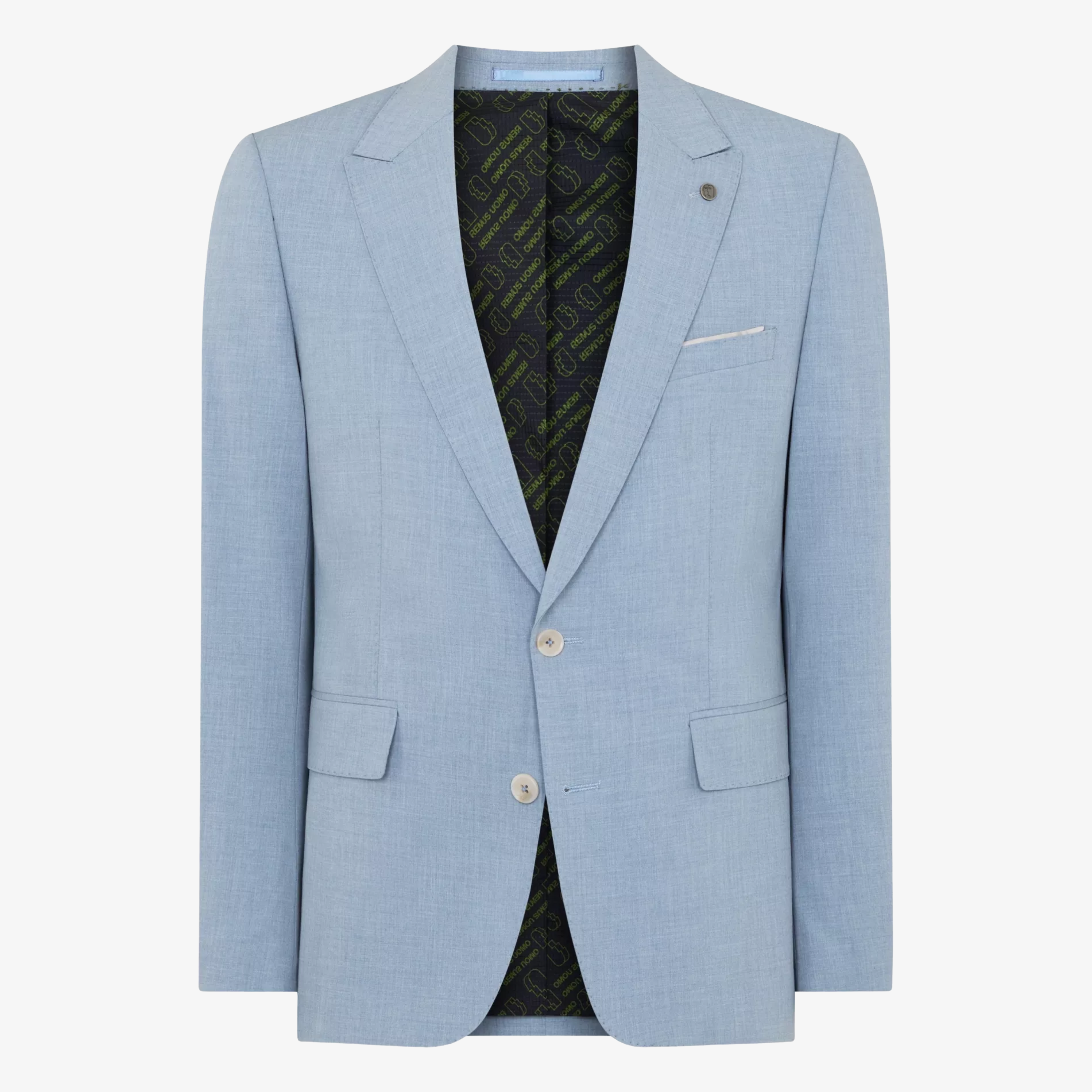 Remus Massa Slim Fit Suit Jacket - Light Blue