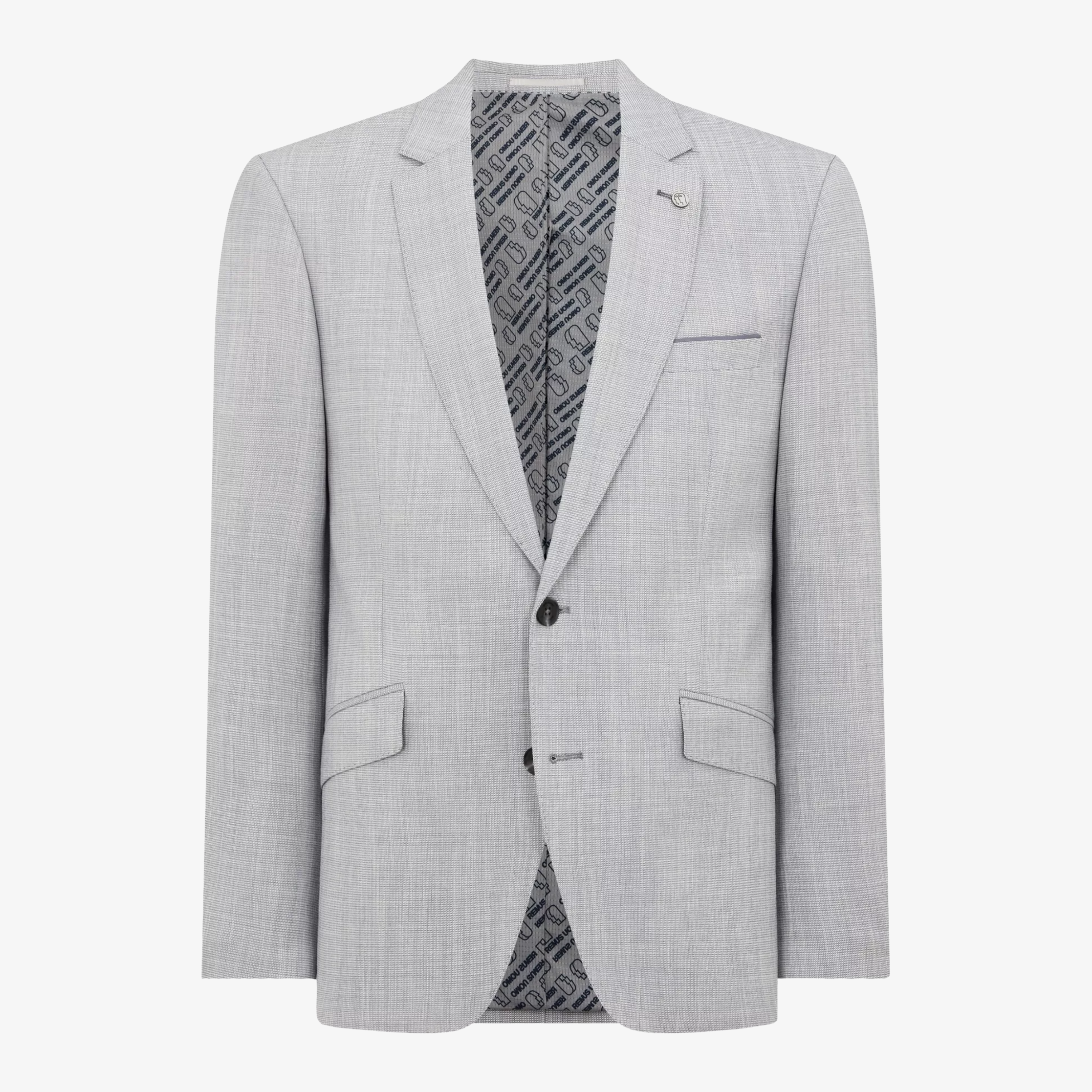 Remus Palucci Tapered Fit Suit Jacket - Light Blue