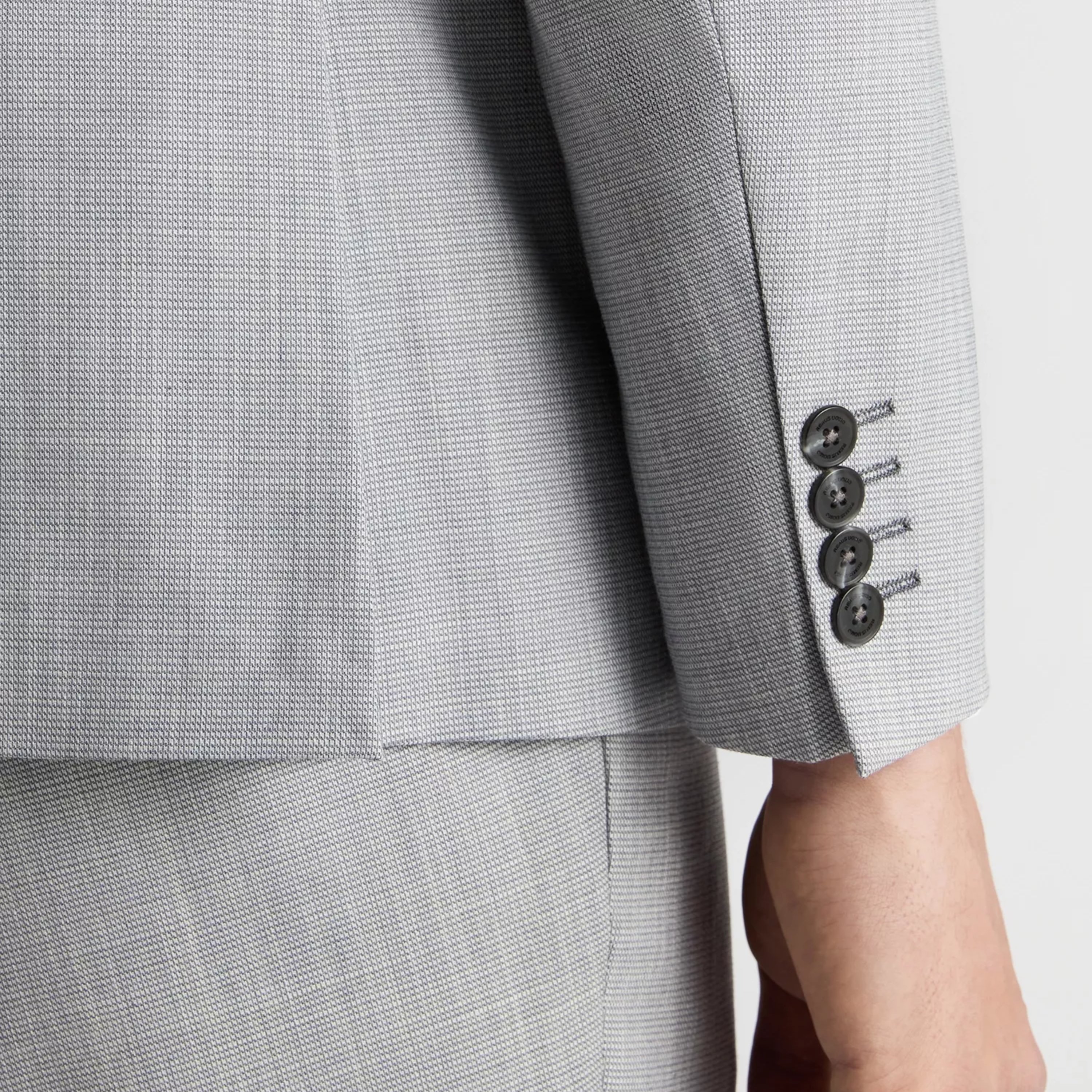 Remus Palucci Tapered Fit Suit Jacket - Light Blue