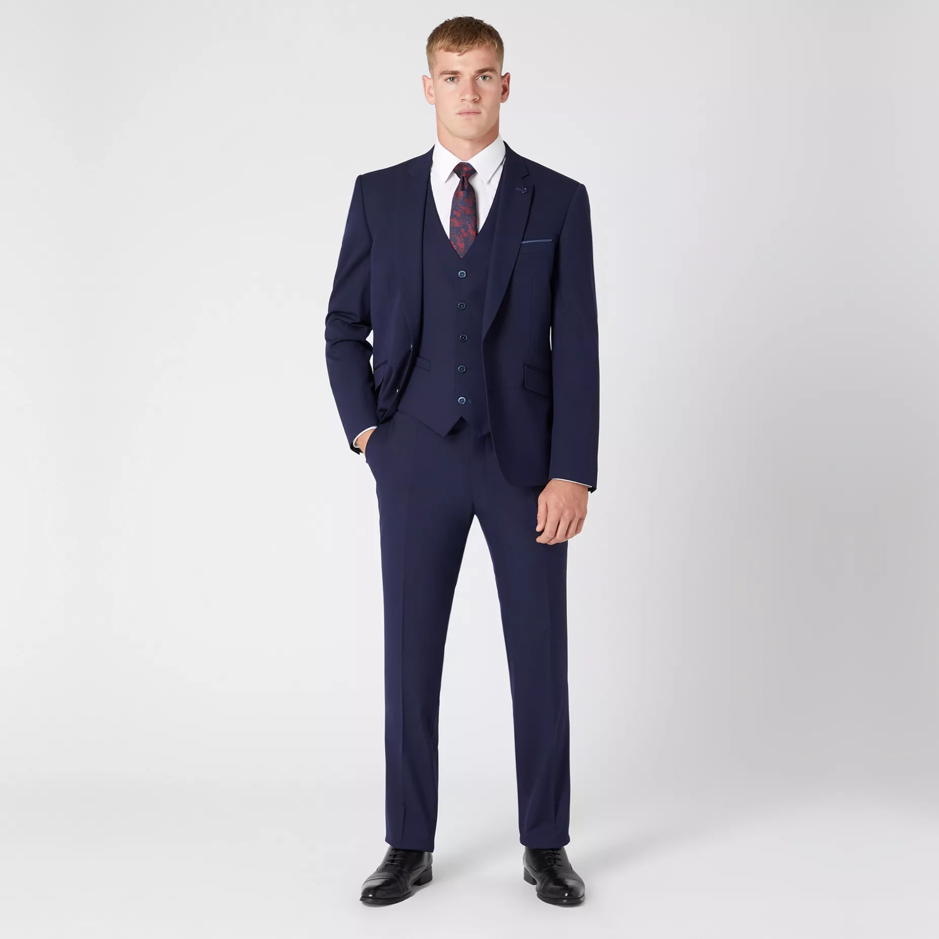 Remus Regular Fit Palucci Waistcoat - Navy