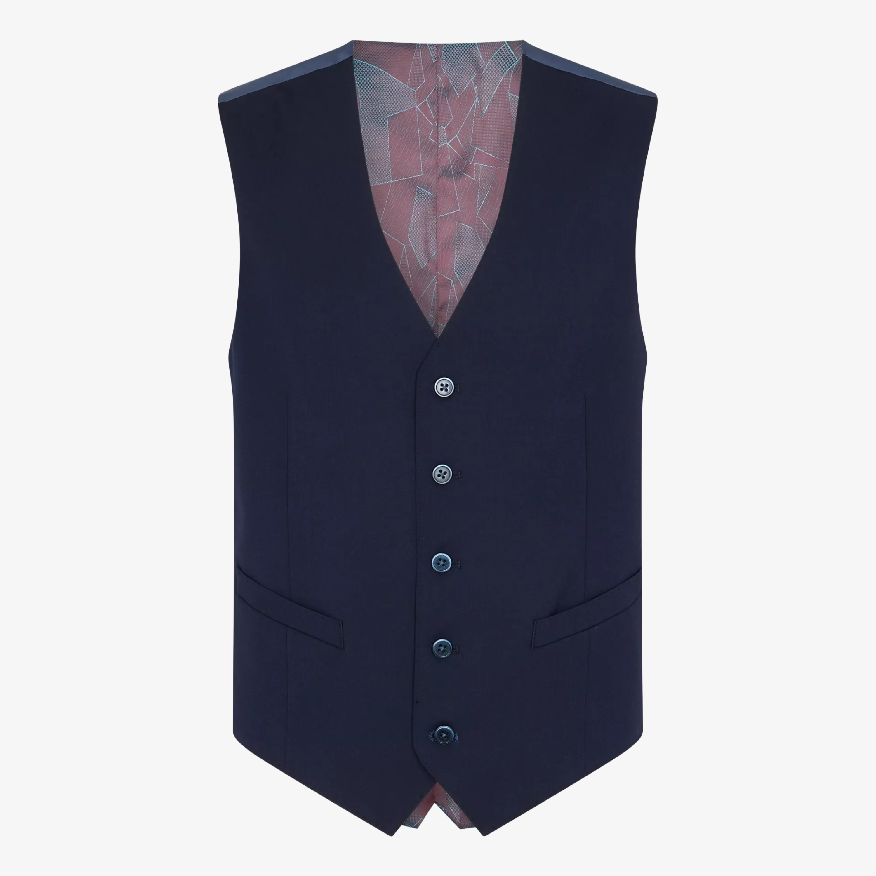 Remus Regular Fit Palucci Waistcoat - Navy