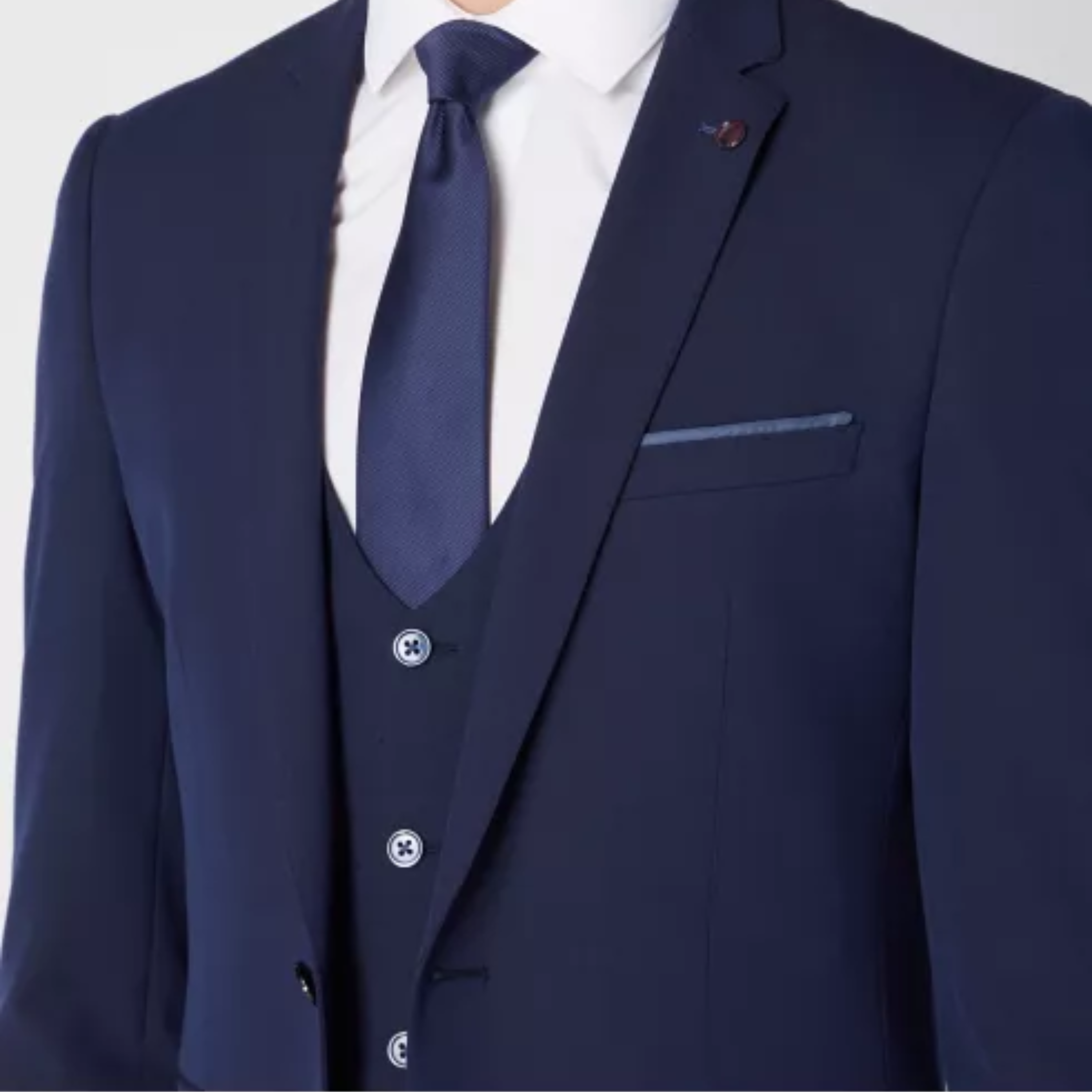 Remus Slim Fit Lucian Waistcoat - Navy