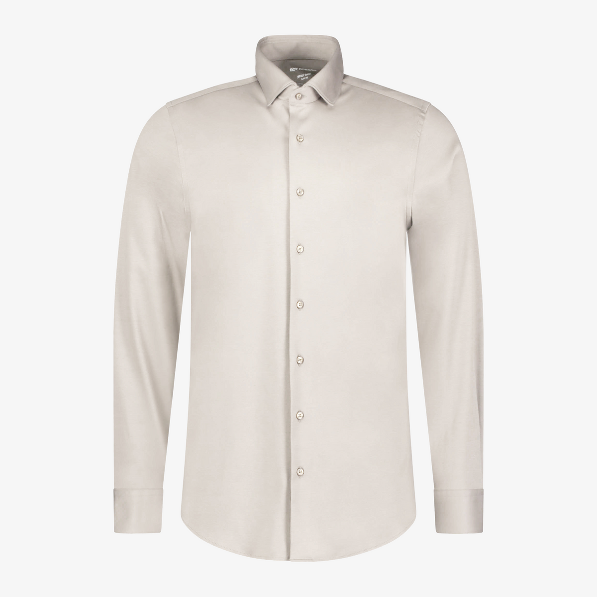 Roy Robson Jersey Shirt - Light Grey
