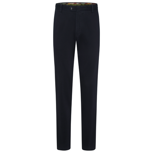 Meyer Bonn Modern Fit Chinos - Navy