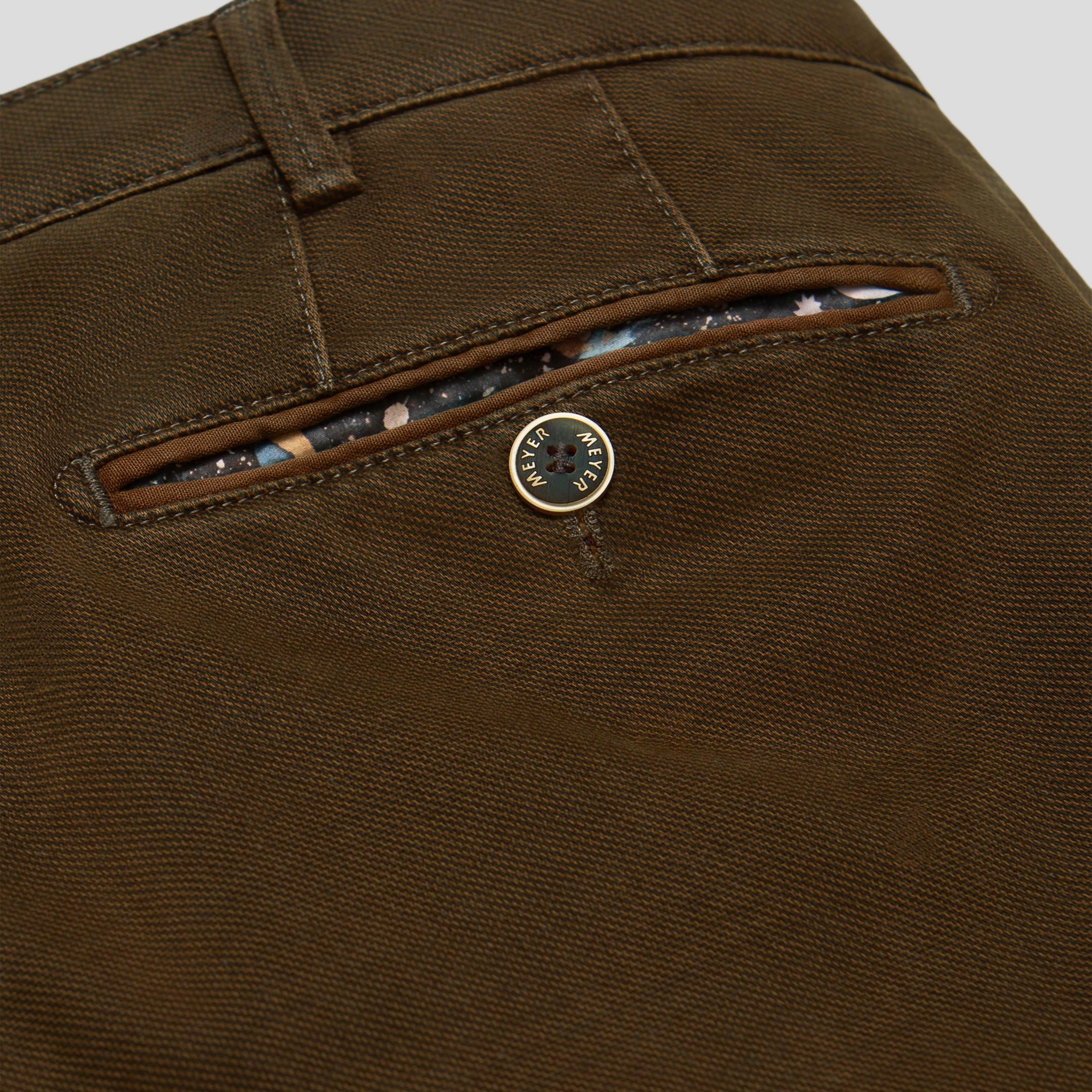 Meyer Bonn Modern Fit Chinos - Brown