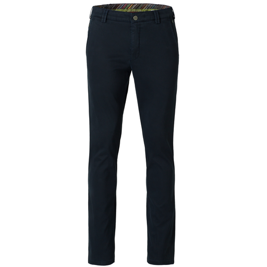 Meyer Bonn Slim Fit Chinos - Navy