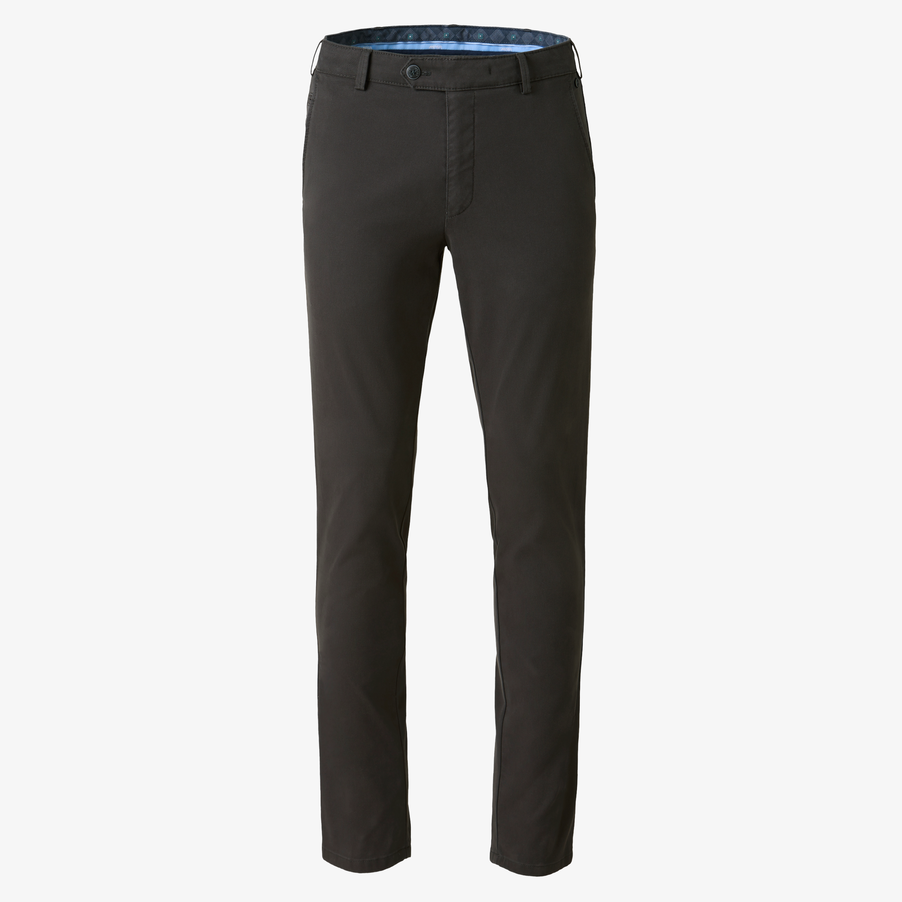 Meyer Bonn Modern Fit Canvas Look Chinos - Grey