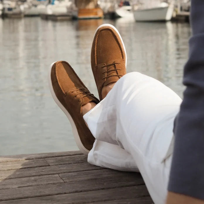 Loake Sardinia Boat Shoes - Chestnut