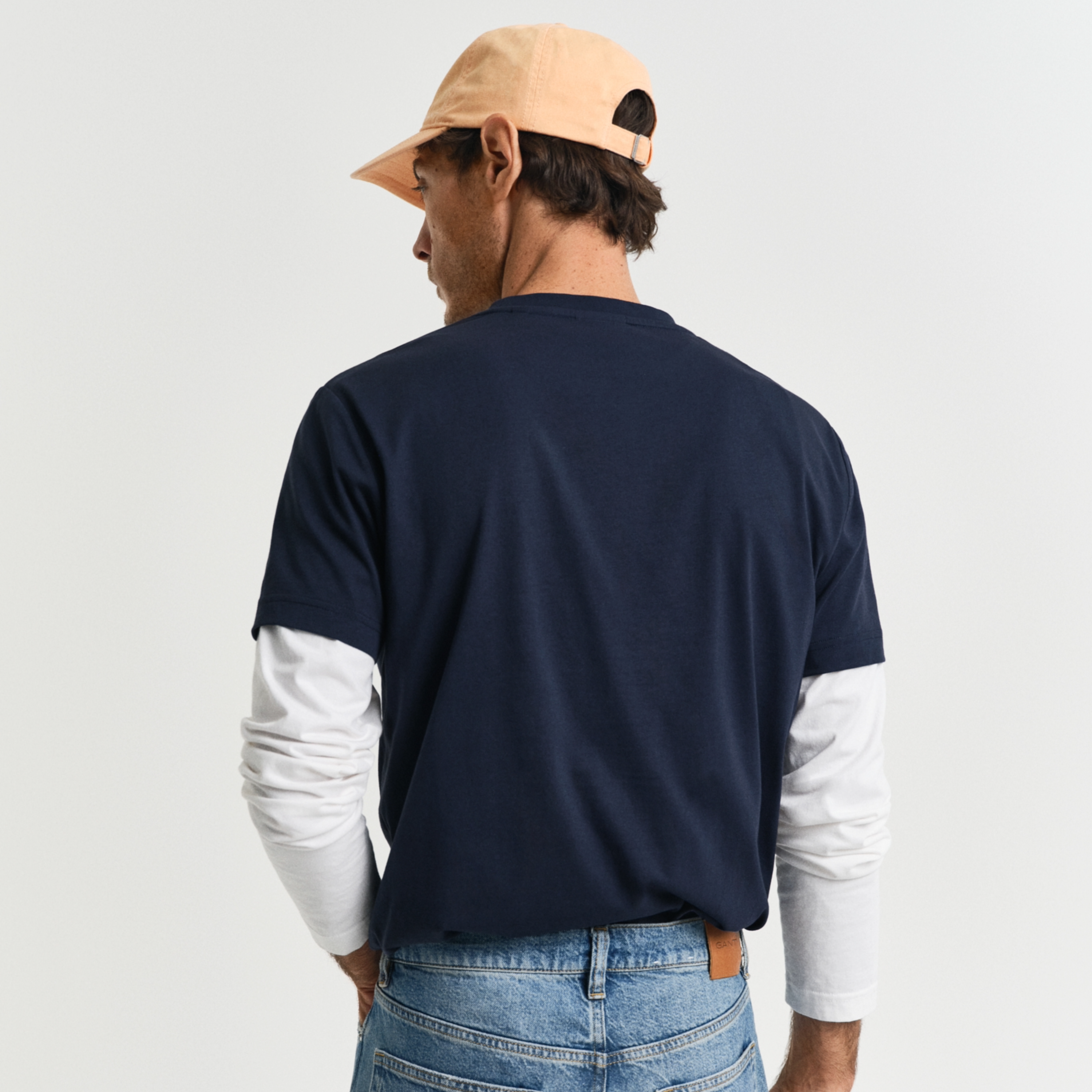 Gant Graphic T Shirt - Evening Blue