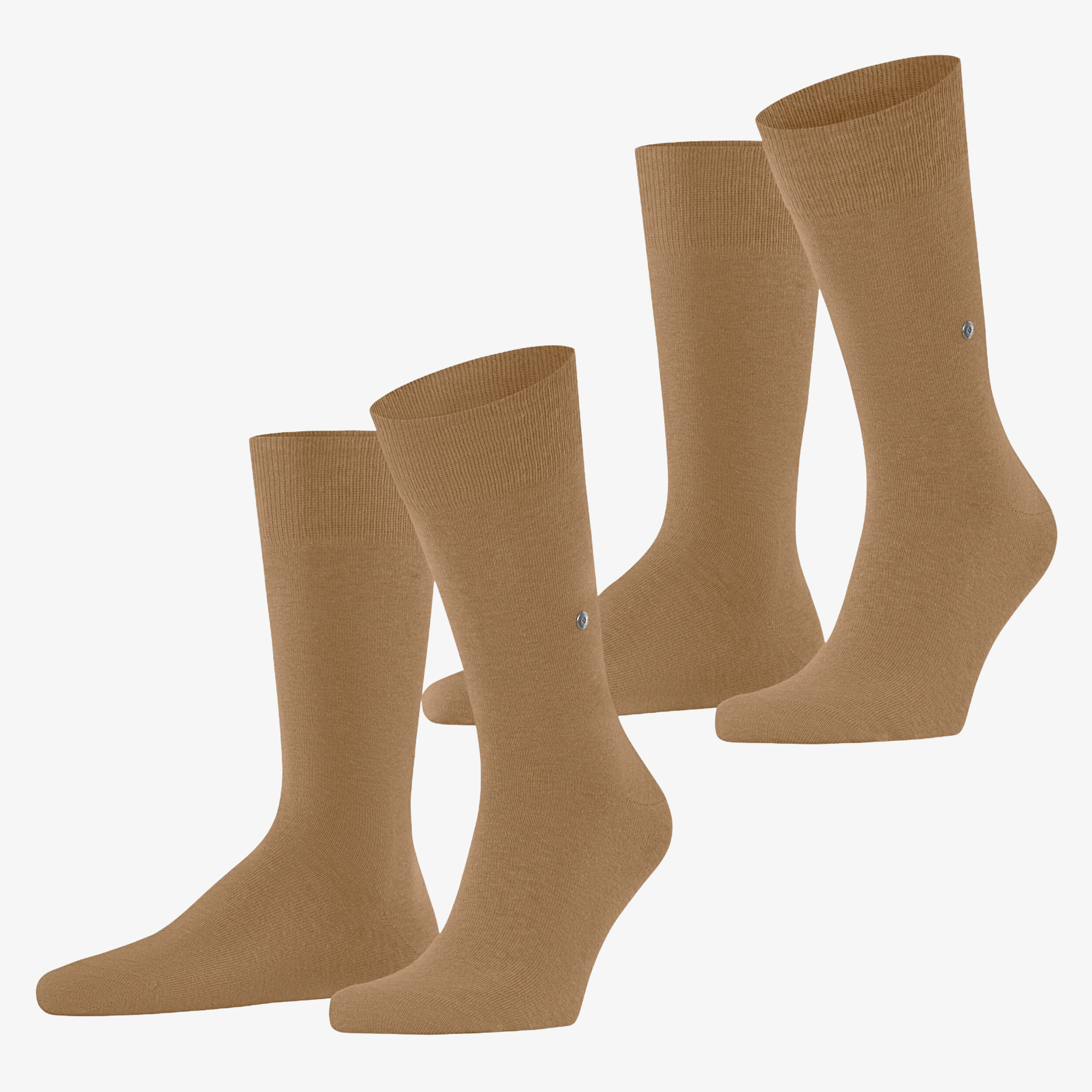 Burlington Everyday 2 Pack Socks - Brown Sugar