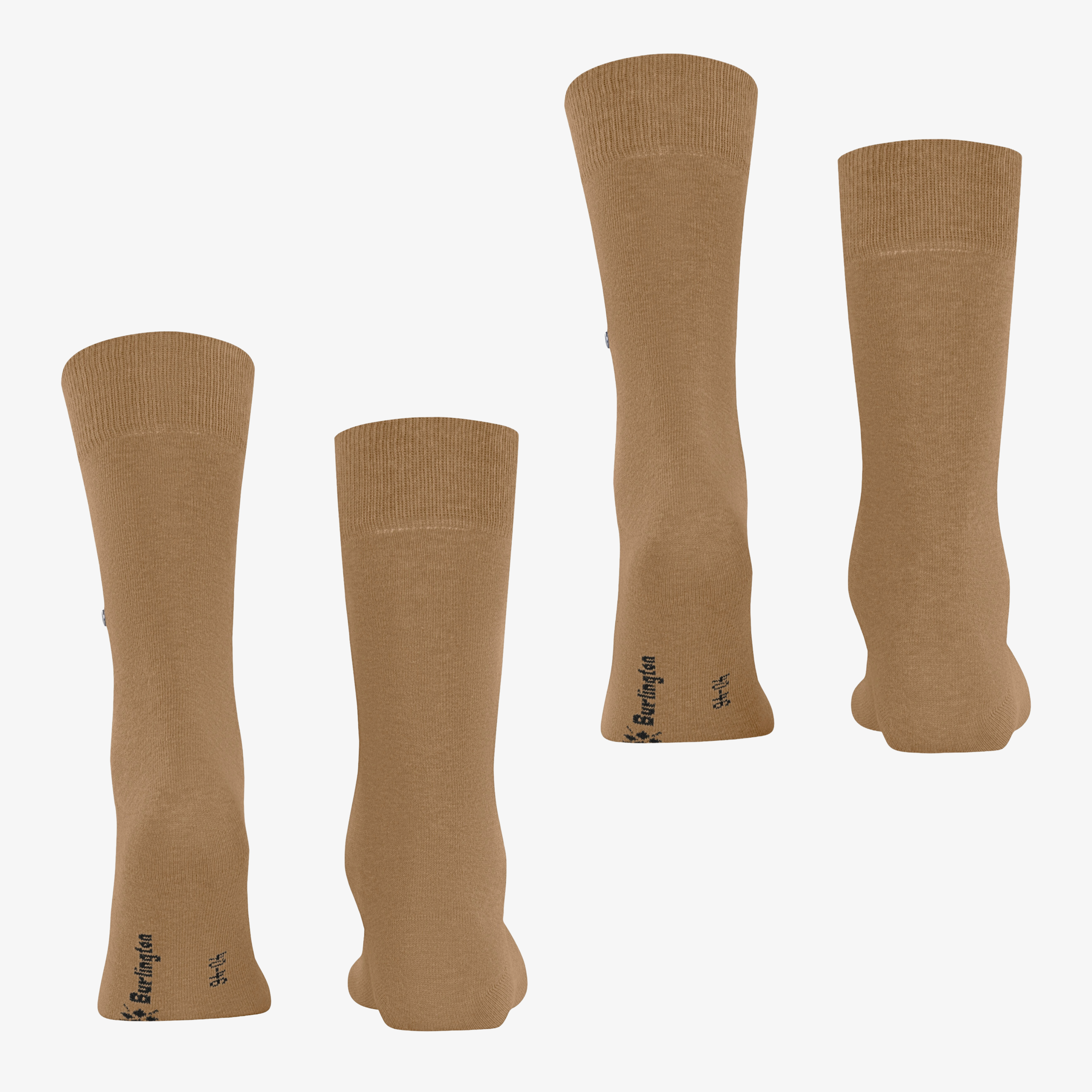 Burlington Everyday 2 Pack Socks - Brown Sugar