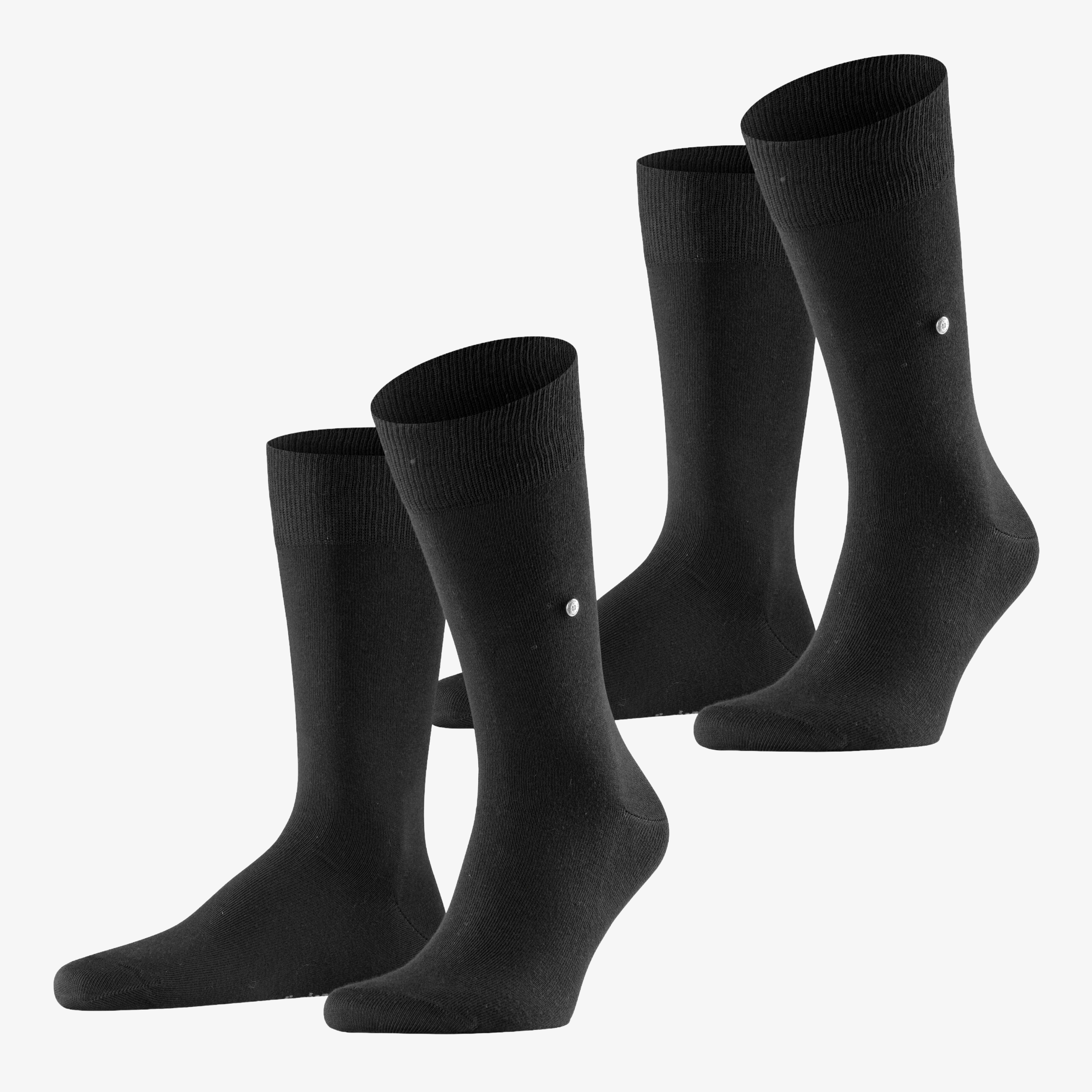 Burlington Everyday 2 Pack Socks - Black