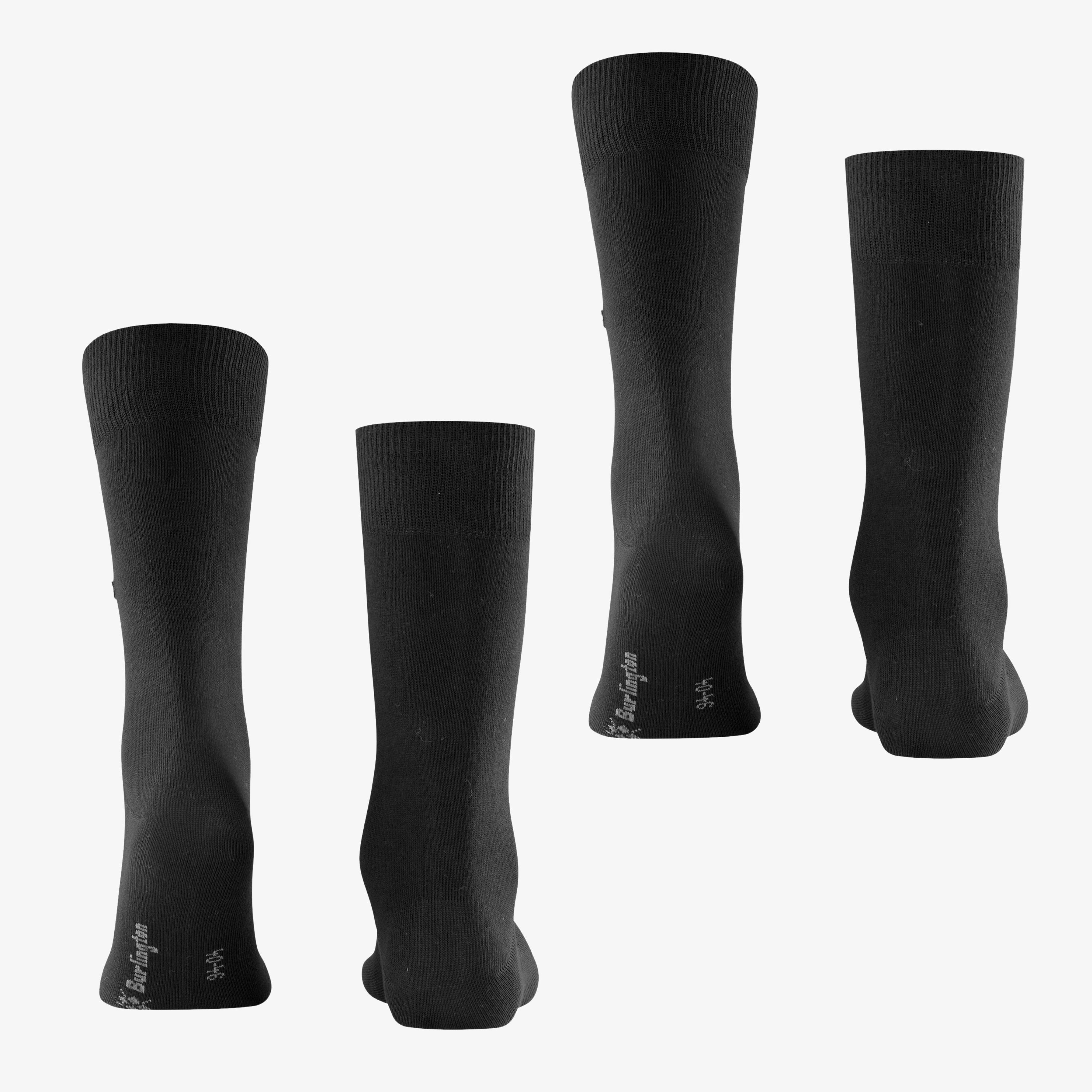 Burlington Everyday 2 Pack Socks - Black