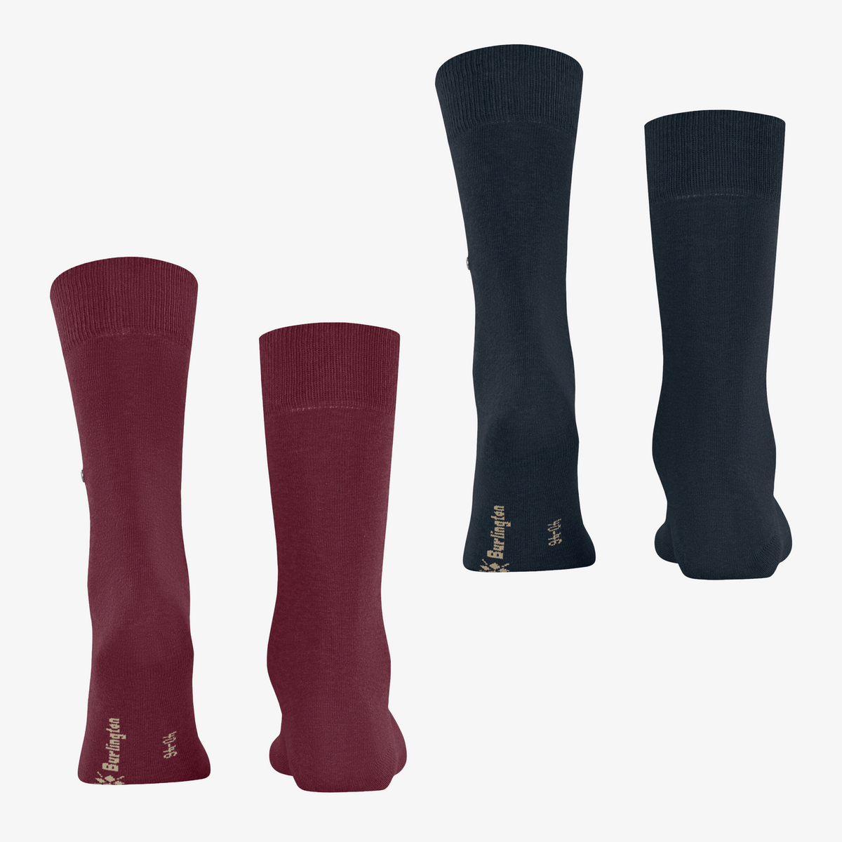 Burlington Everyday 2 Pack Socks - Wine