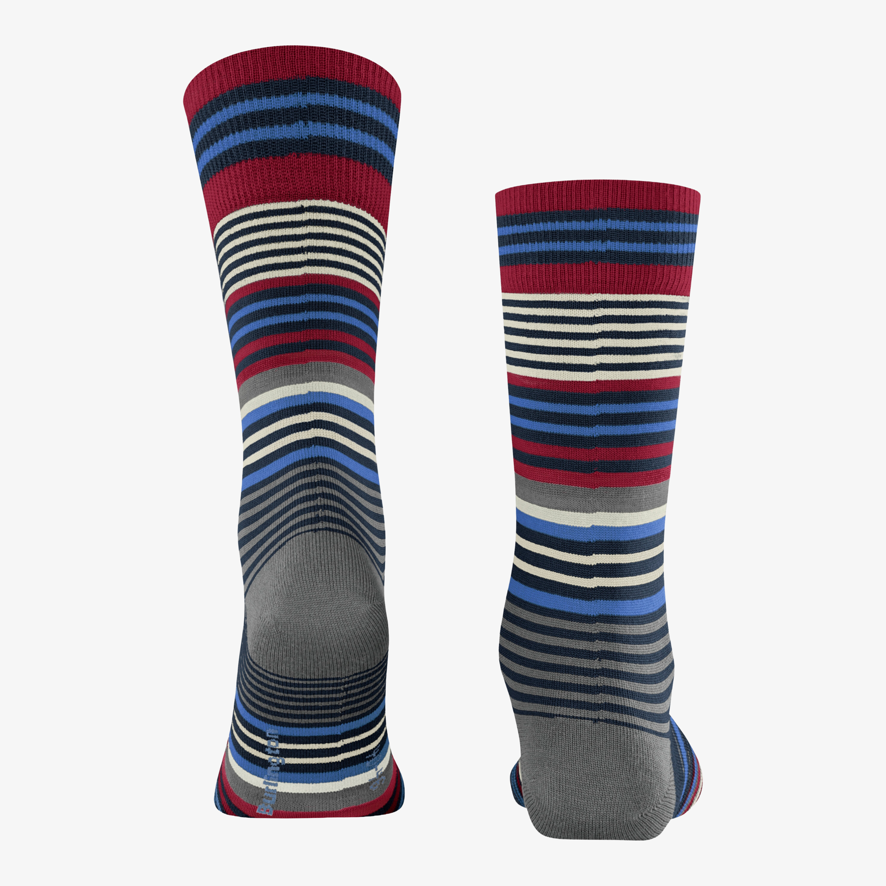 Burlington Stripe Socks - Marine