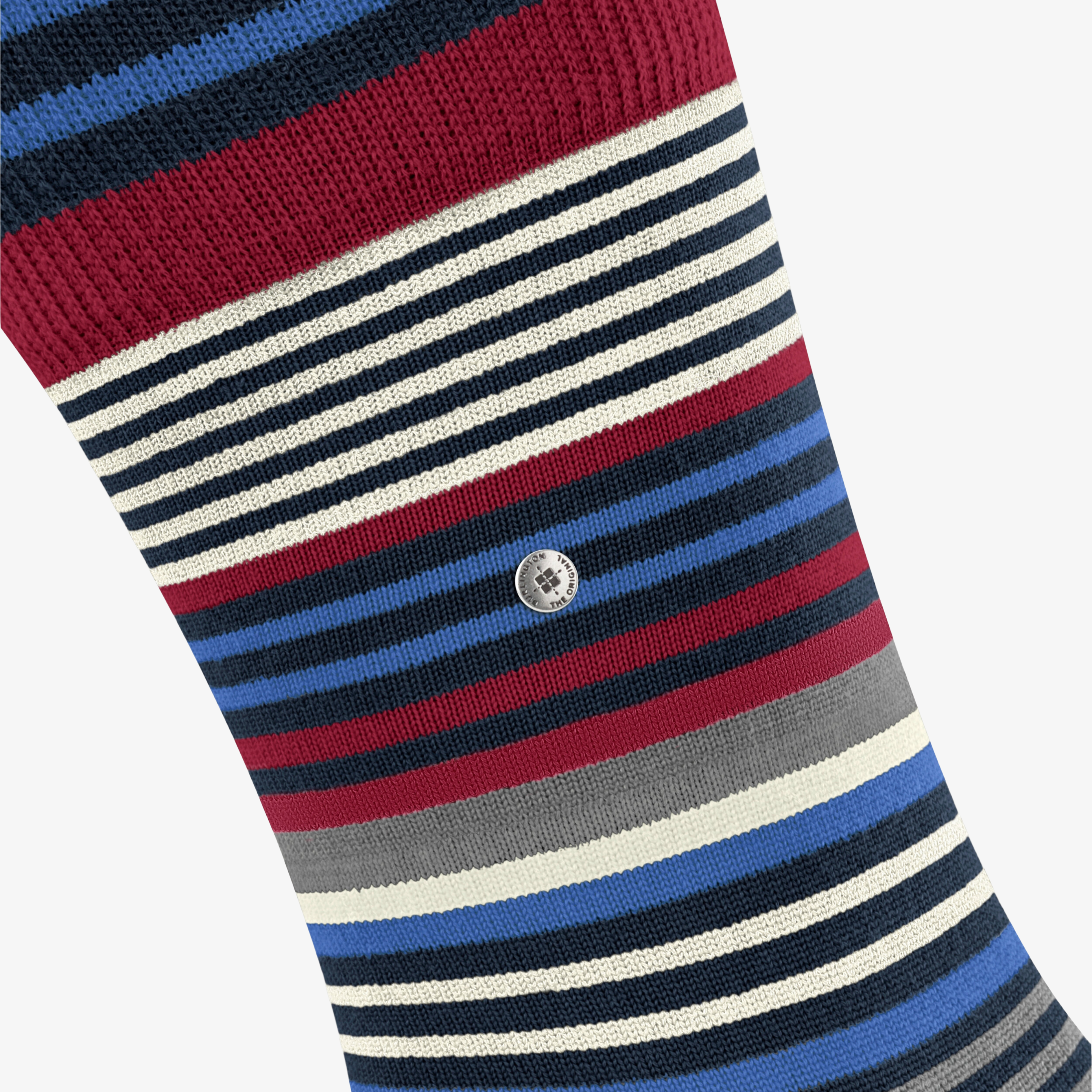 Burlington Stripe Socks - Marine