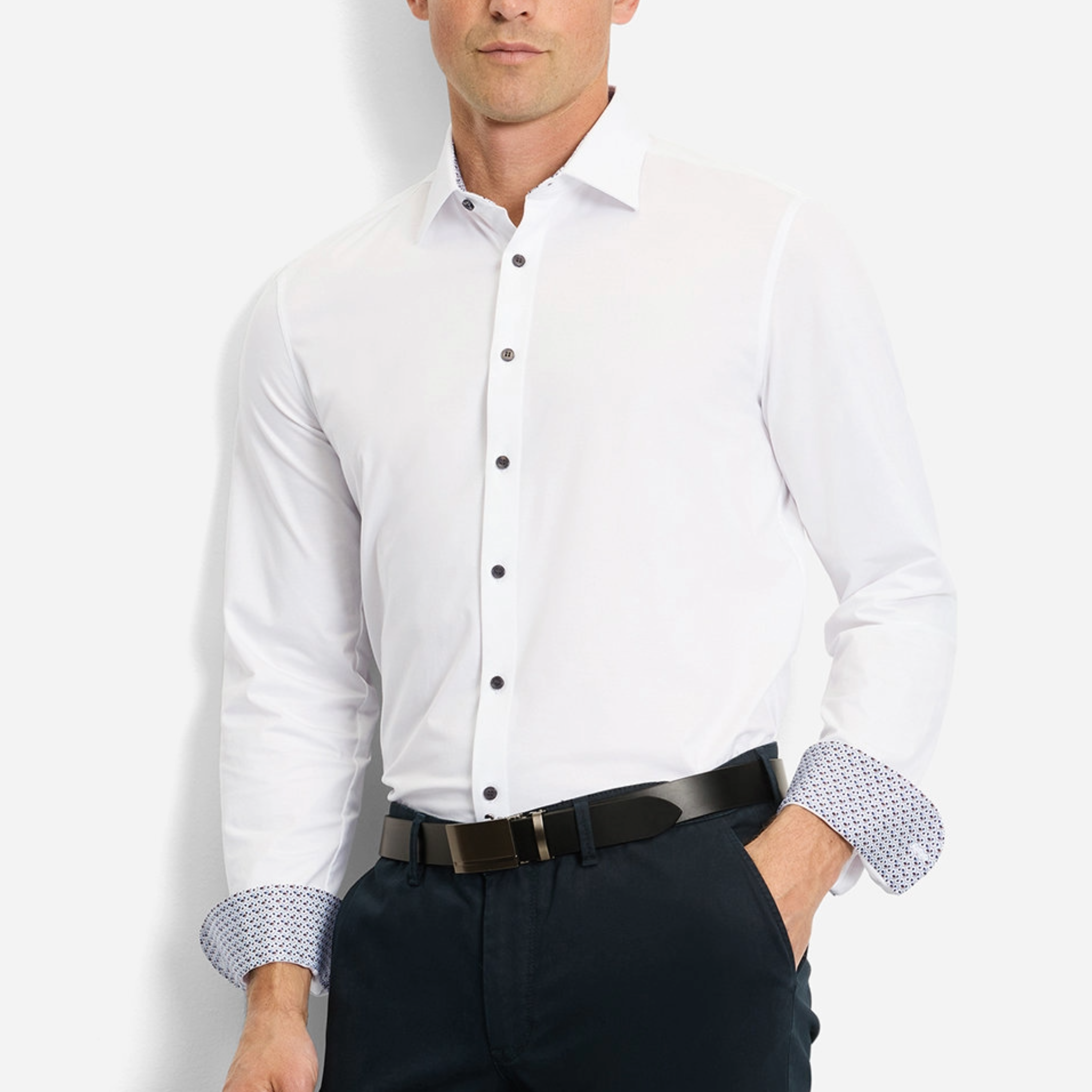 Olymp 24/7 Level 5 Jersey Shirt - White