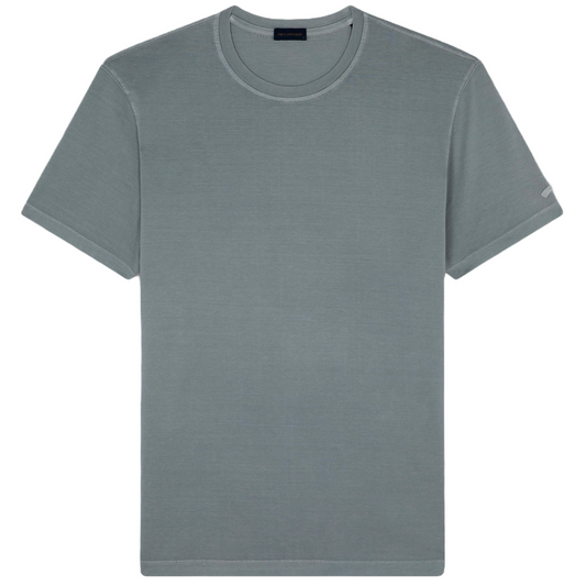 Paul & Shark Garment Dyed Cotton T Shirt - Light Green