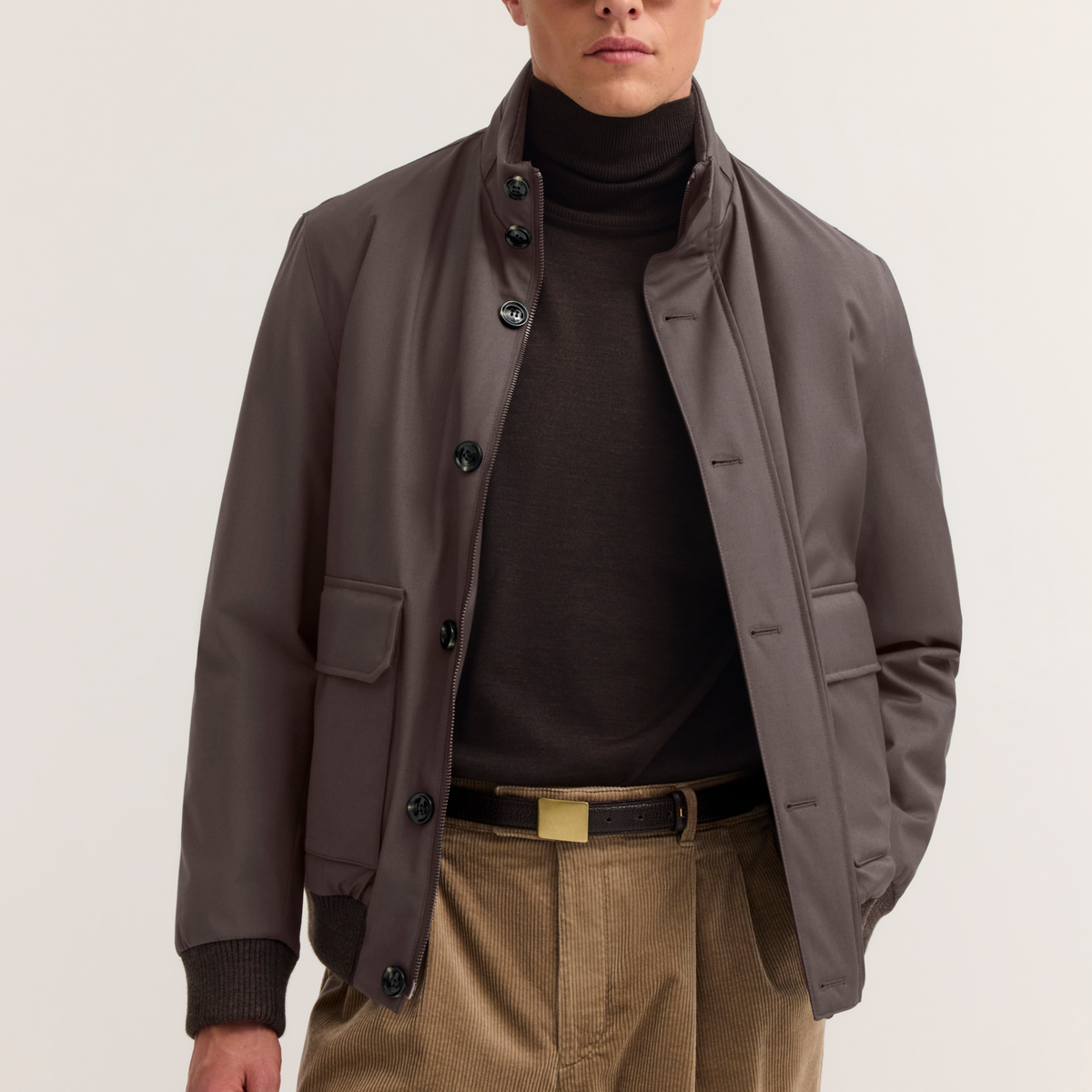 Bugatti Blouson Jacket - Chocolate