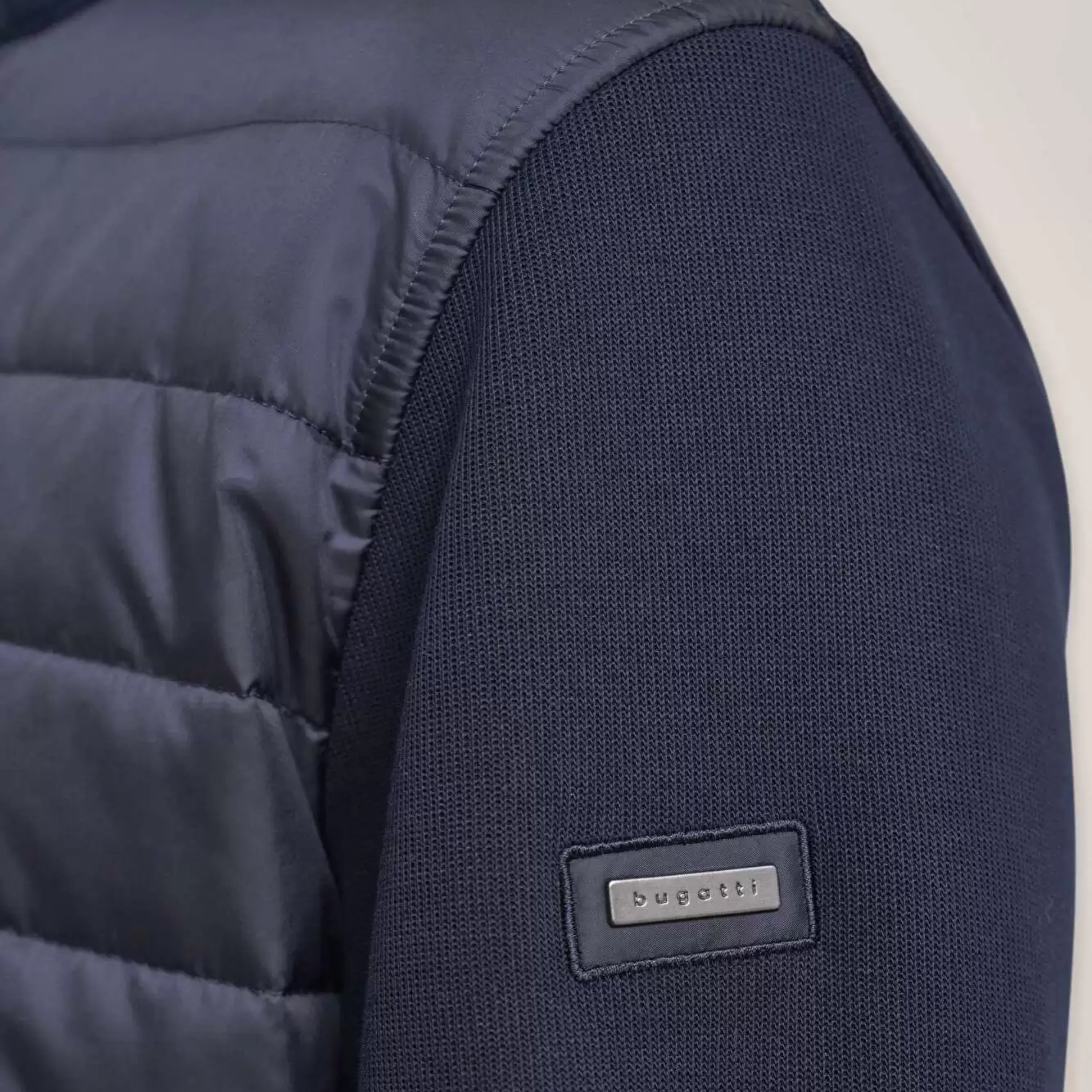 Bugatti Hybrid Zip Jacket - Navy