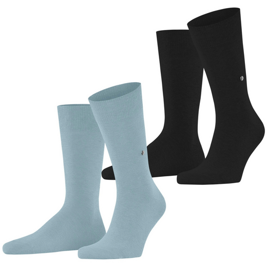 Burlington Everyday 2 Pack Socks - Light Blue