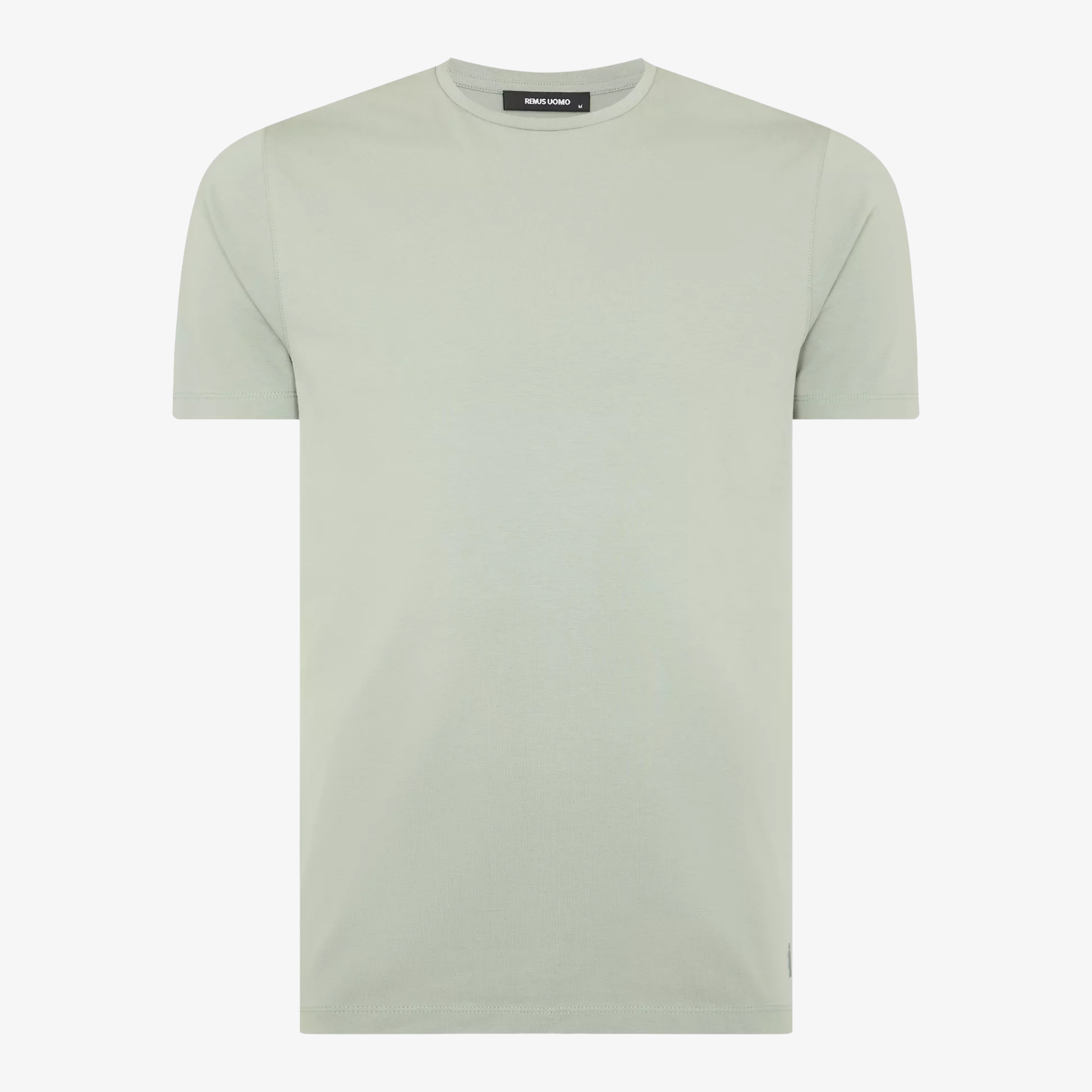 Remus Tapered Fit Cotton-Stretch T Shirt - Olive Green