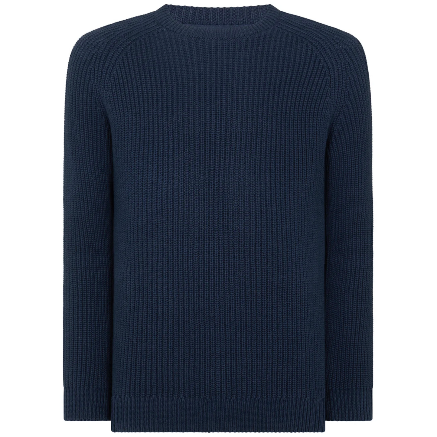 Remus Tapered Fit Chunky Knit Sweater - Navy