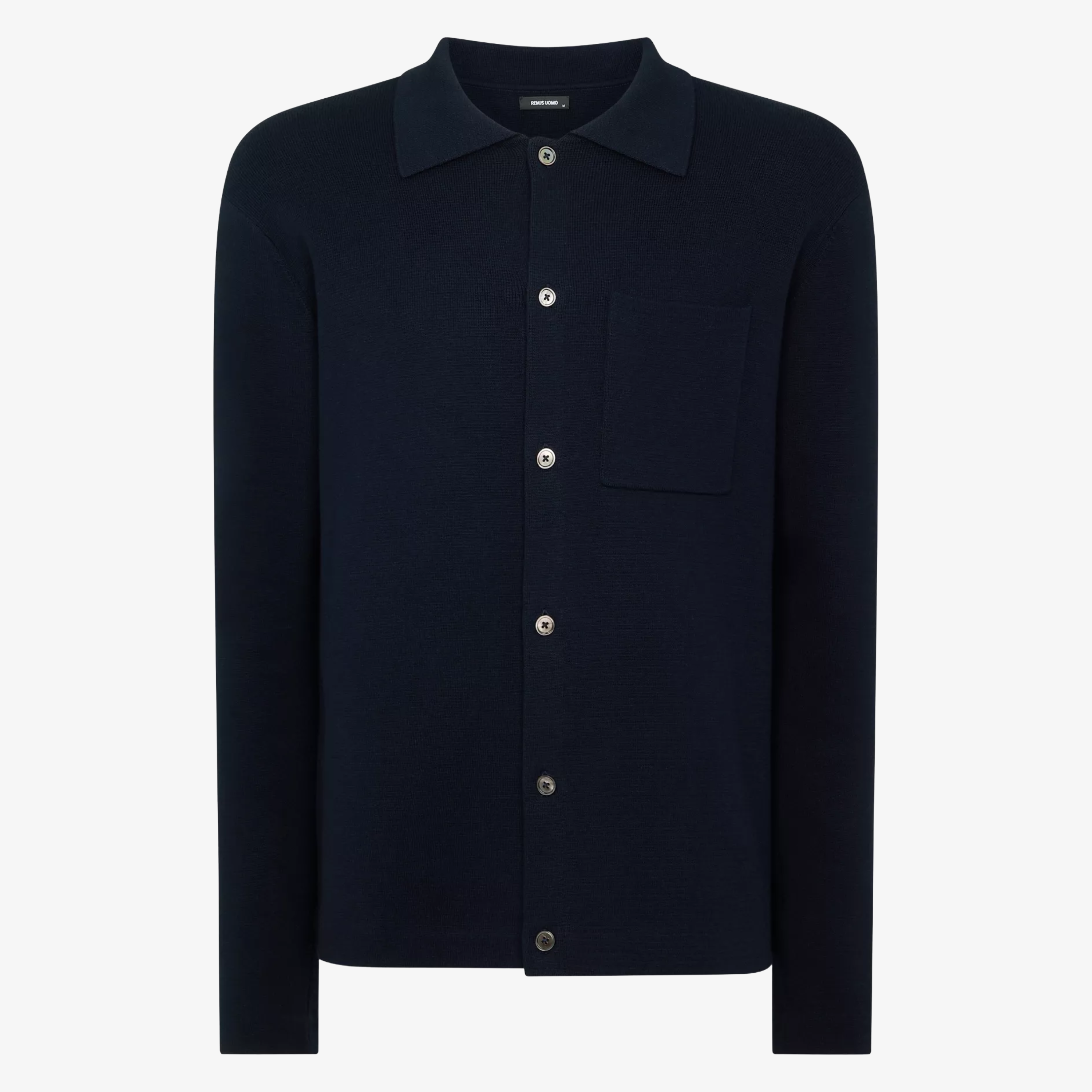 Remus Polo Collar Cardigan - Navy