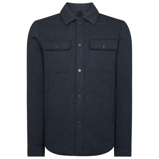 Remus Tapered Fit Heavyweight Shirt Jacket - Navy