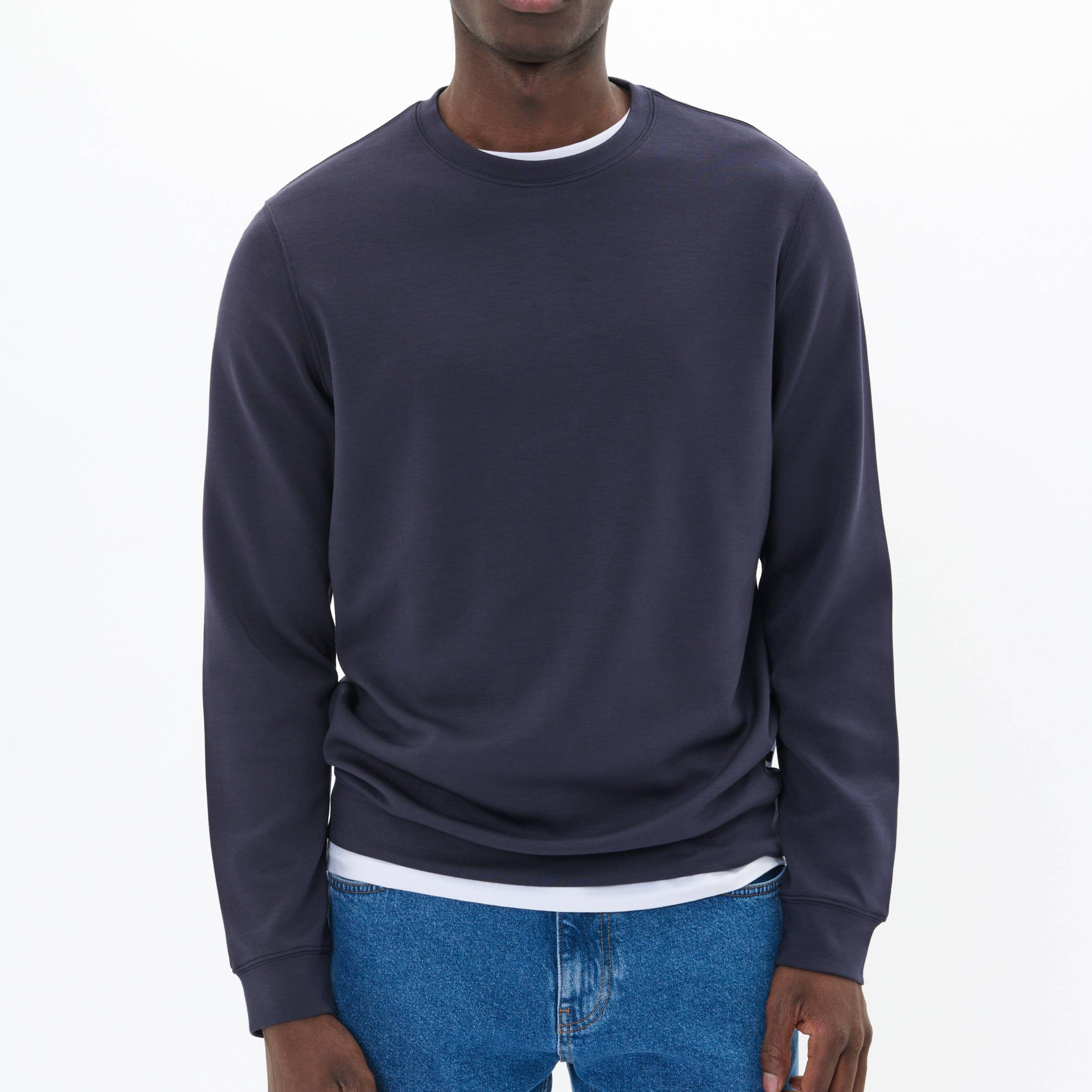 Matinique Maharry Tencel Crew Sweatshirt - Dark Navy
