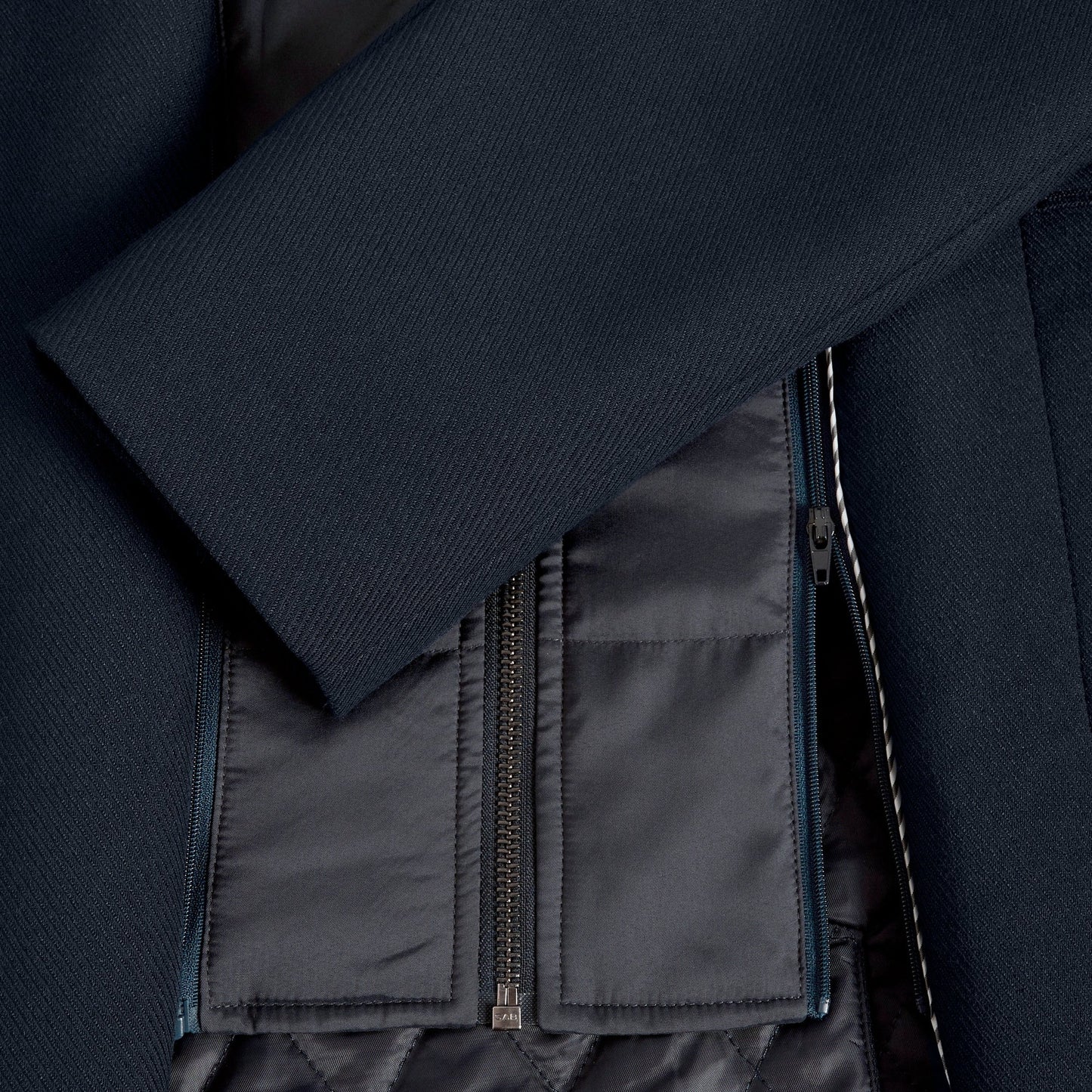 Matinique MAharvey Stretch Overcoat - Navy