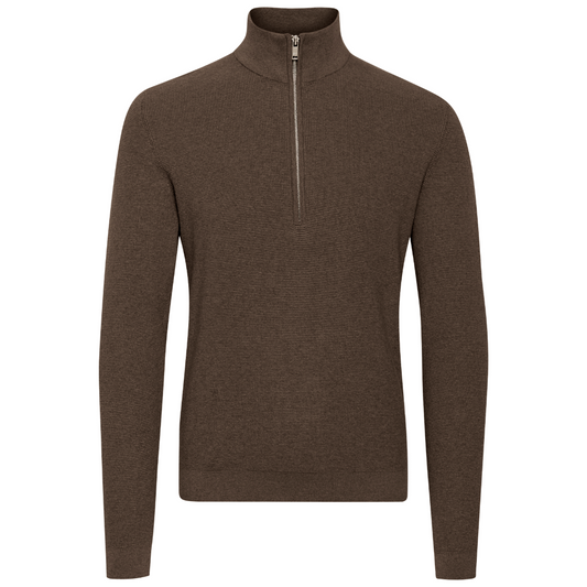 Matinique MAlagoon Half Zip Pullover - Brown