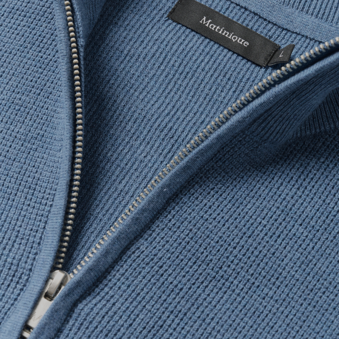 Matinique MAlagoon Half Zip Pullover - Blue