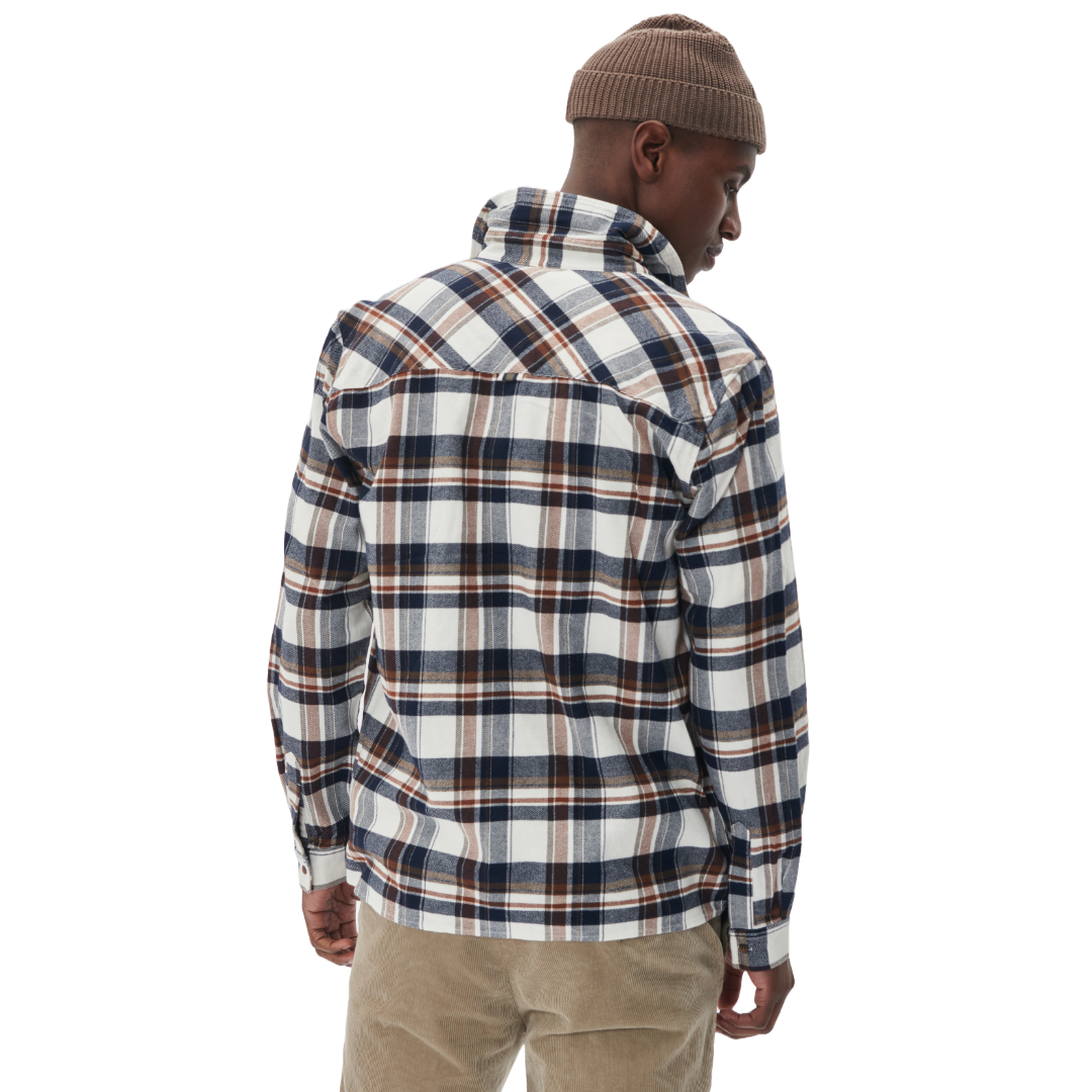 Matinique MAglibbon Heritage Check Overshirt - Brown