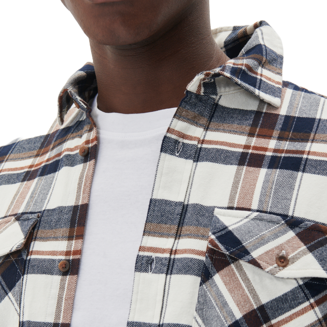 Matinique MAglibbon Heritage Check Overshirt - Brown