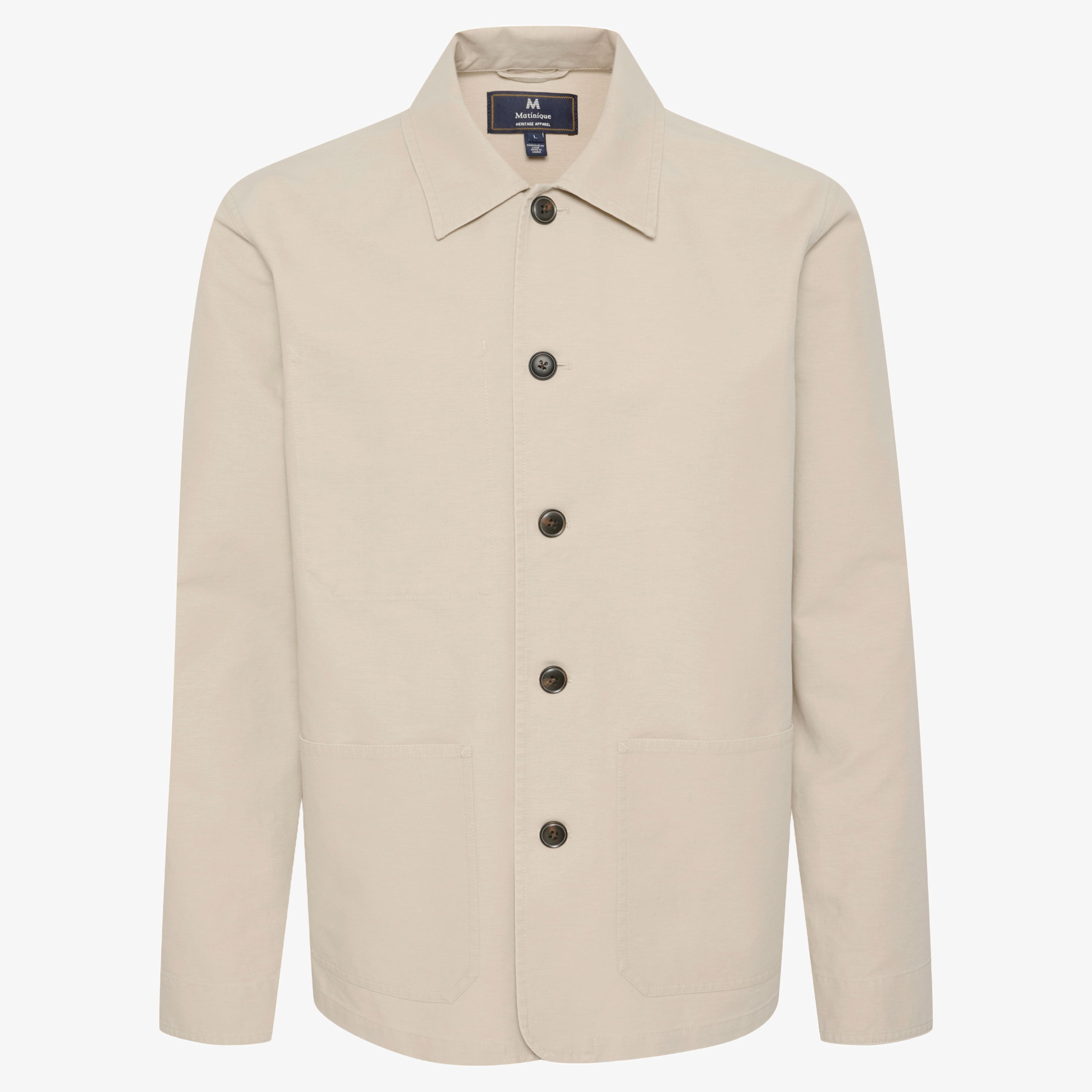 Matinique MAshay Heritage Overshirt - Plaza Taupe