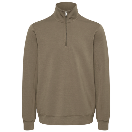 Matinique MAkade Half Zip Pullover - Taupe