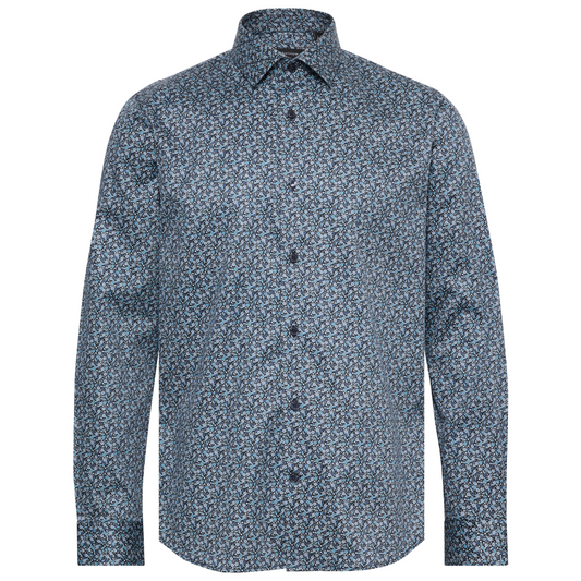 Matinique MAtrostol Patterned Shirt - Dark Navy