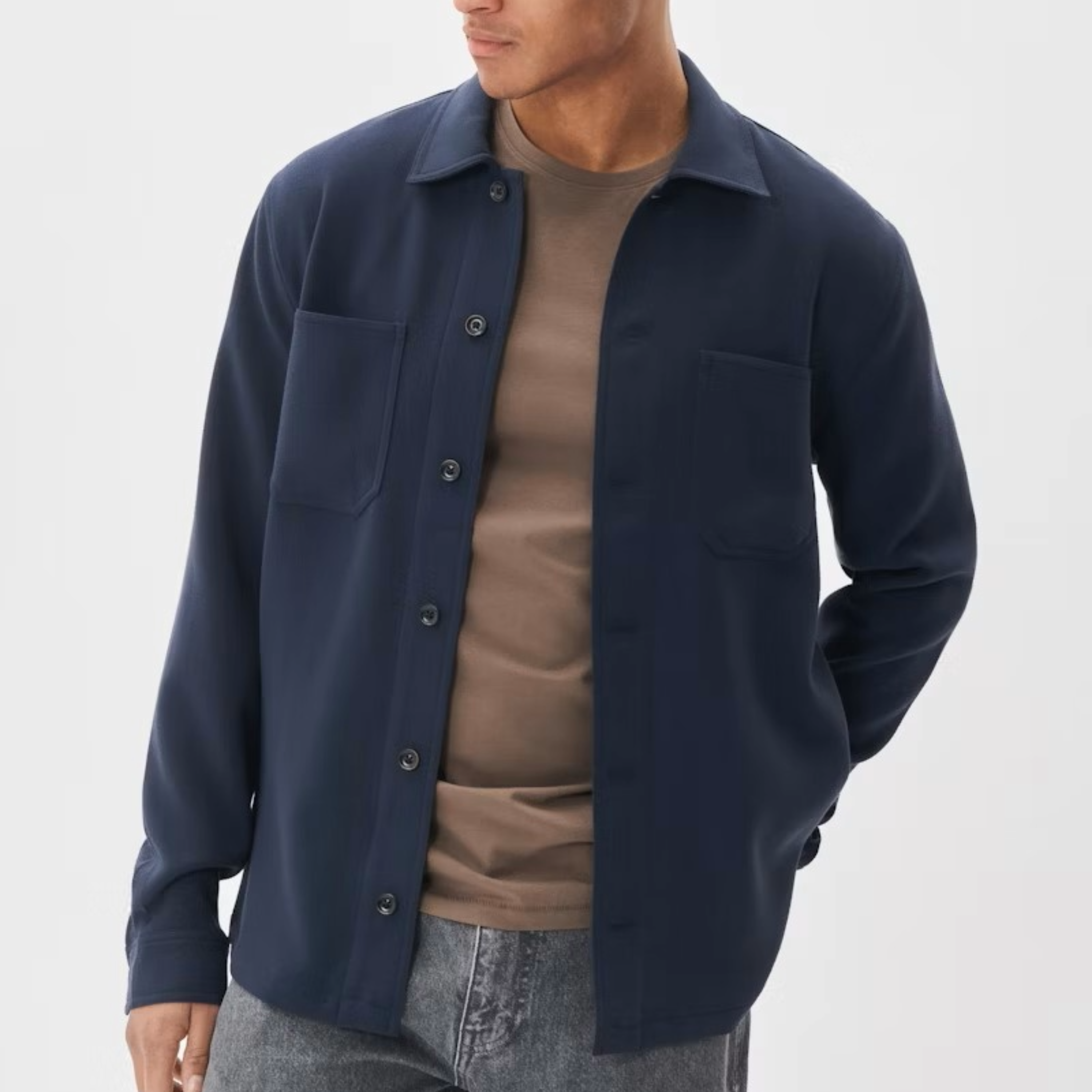 Matinique MApelton Overshirt - Dark Navy