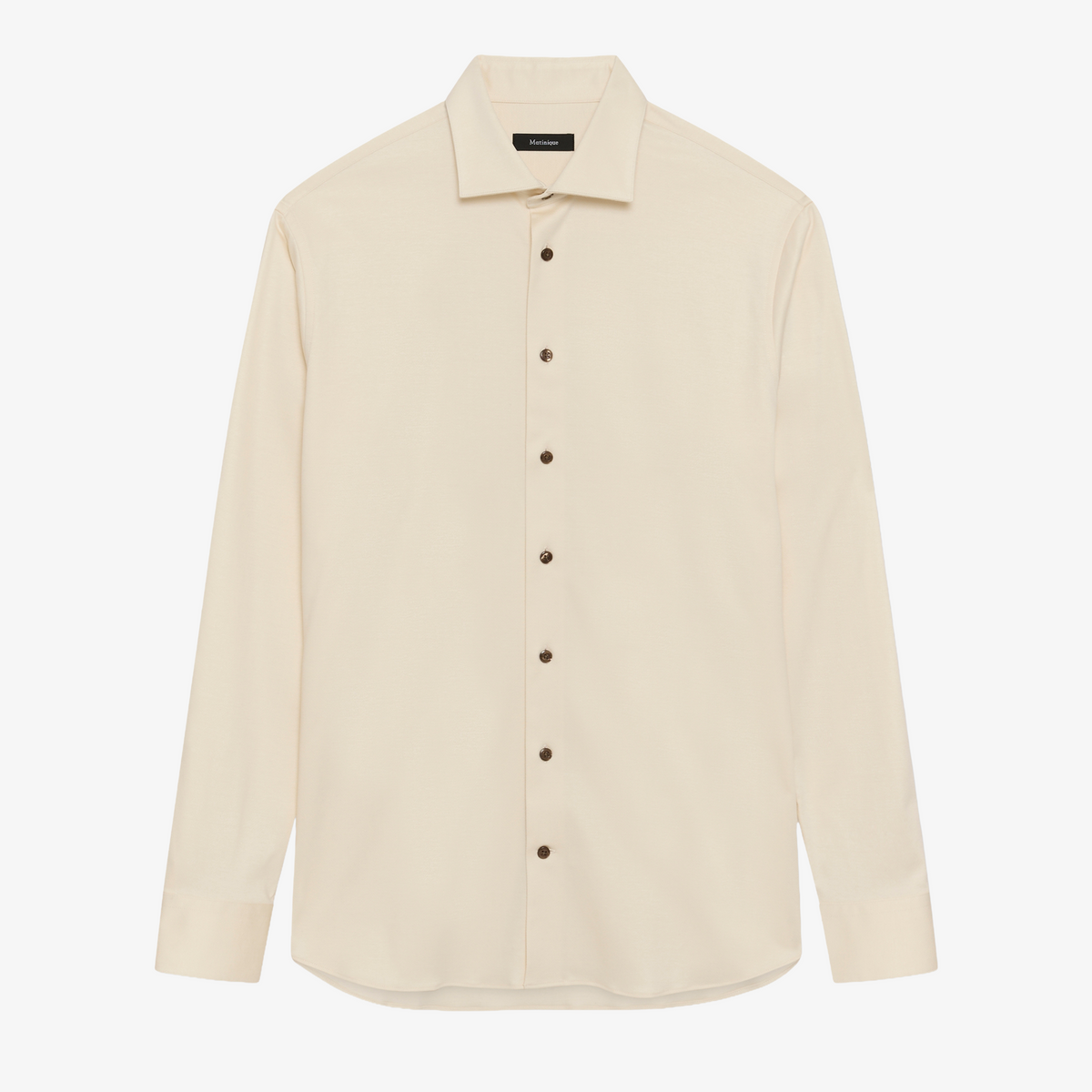 Matinique Mamarc Tonal Herringbone Shirt - Off White