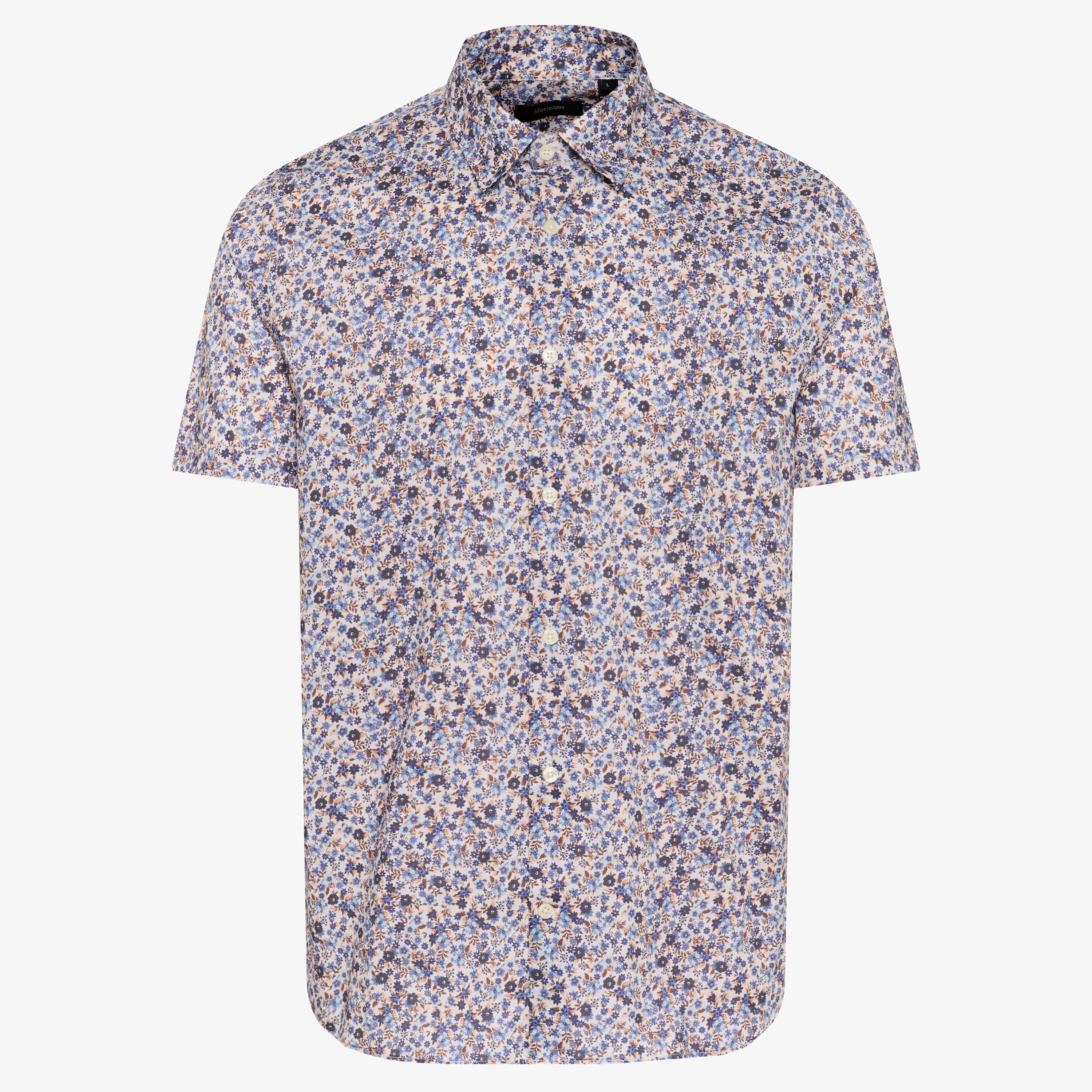Matinique Matrostol Floral Print Short Sleeve Shirt - Pacific Coast