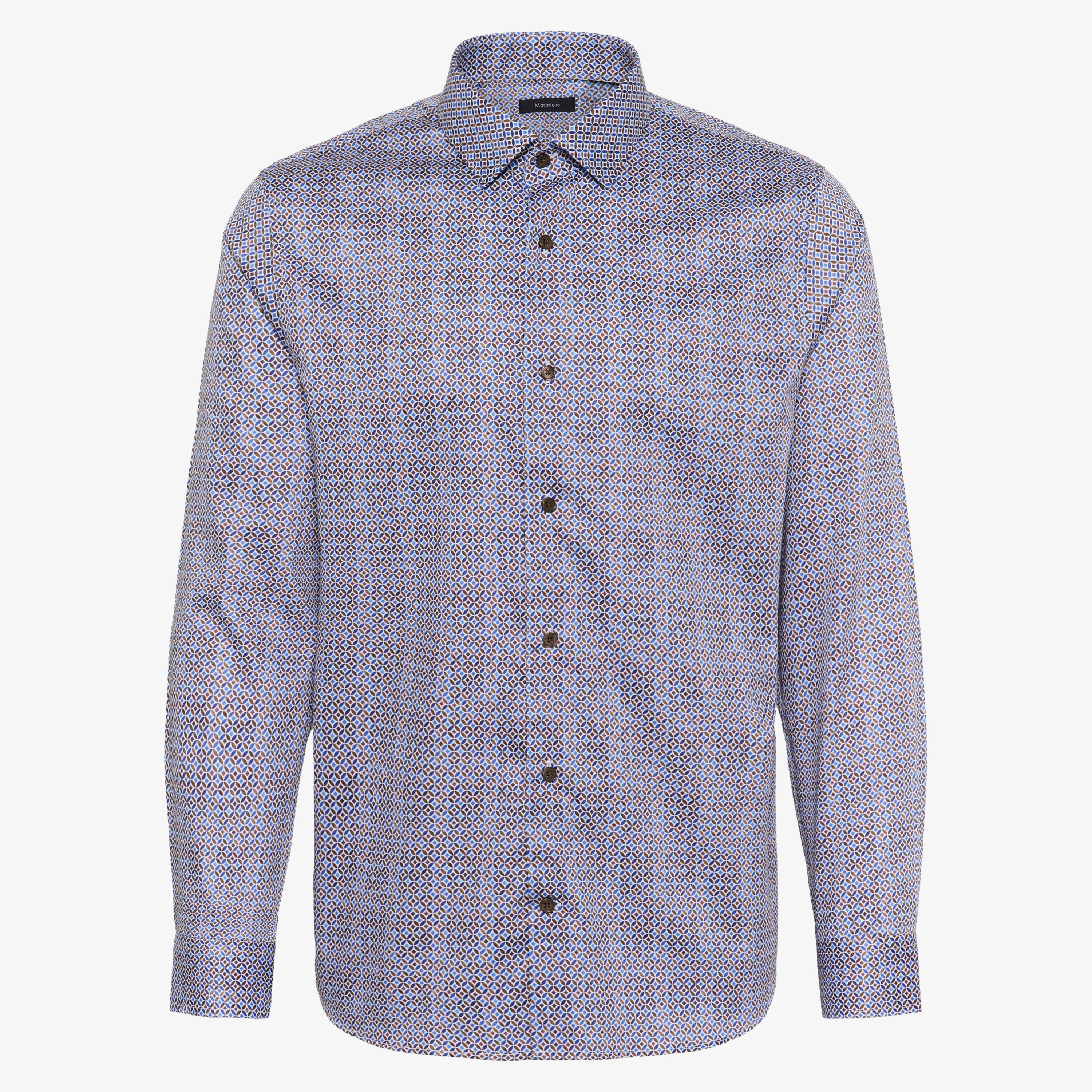Matinique Matrostol Printed Shirt - Cowhide