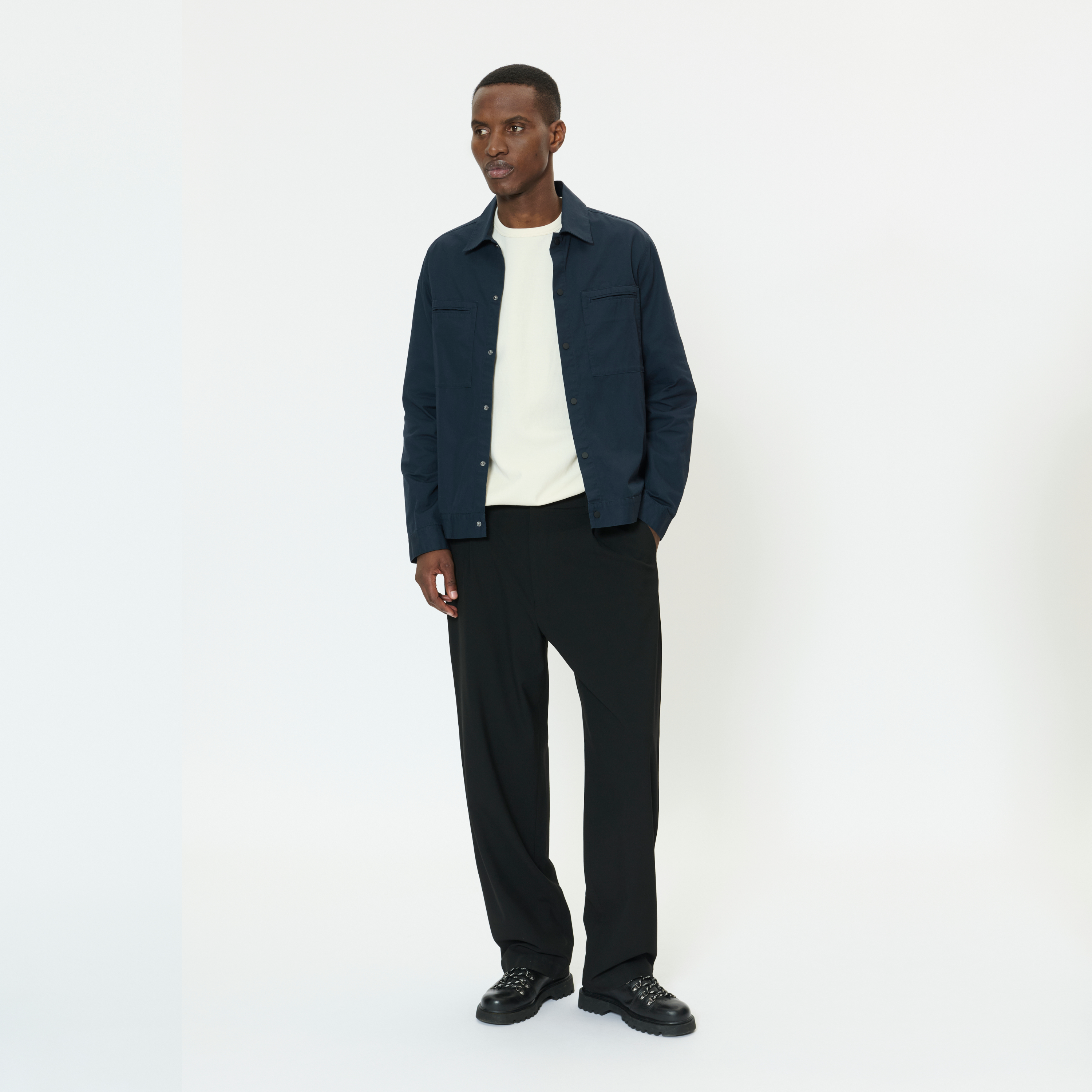 Matinique Masolomon Overshirt - Dark Navy