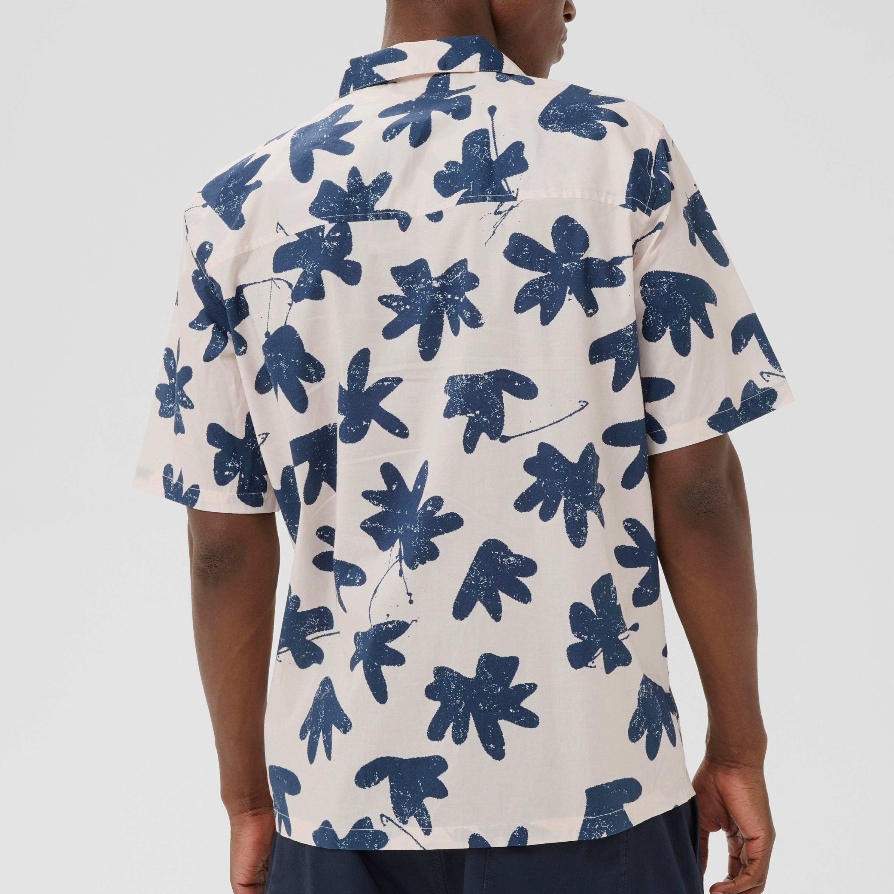 Matinique Maklampo Short Sleeve Print Shirt - Vanilla Ice