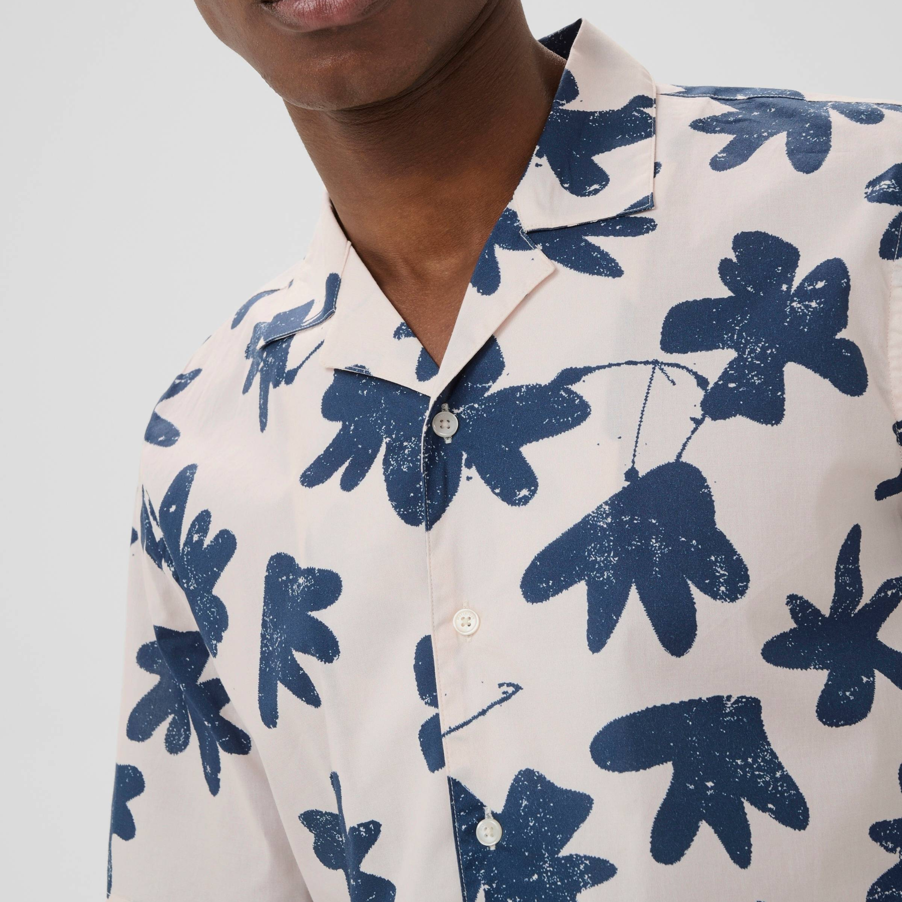 Matinique Maklampo Short Sleeve Print Shirt - Vanilla Ice
