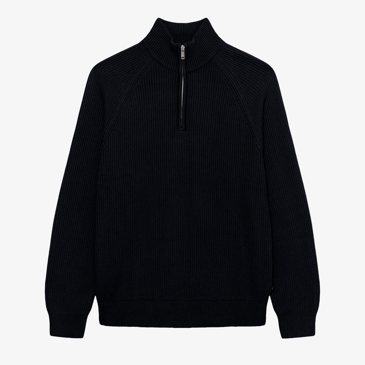 Matinique Mahellson Half Zip Knitted Jumper - Black